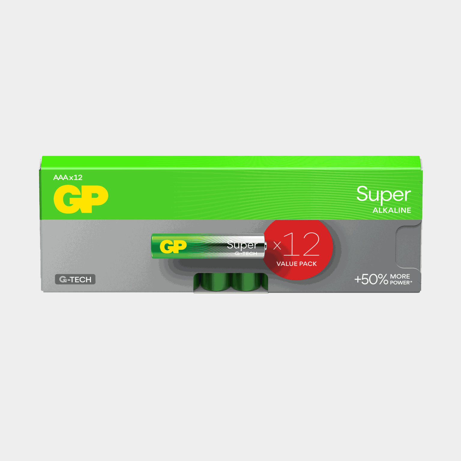 Pilhas alcalinas Super AAA/LR03, pilhas AAA