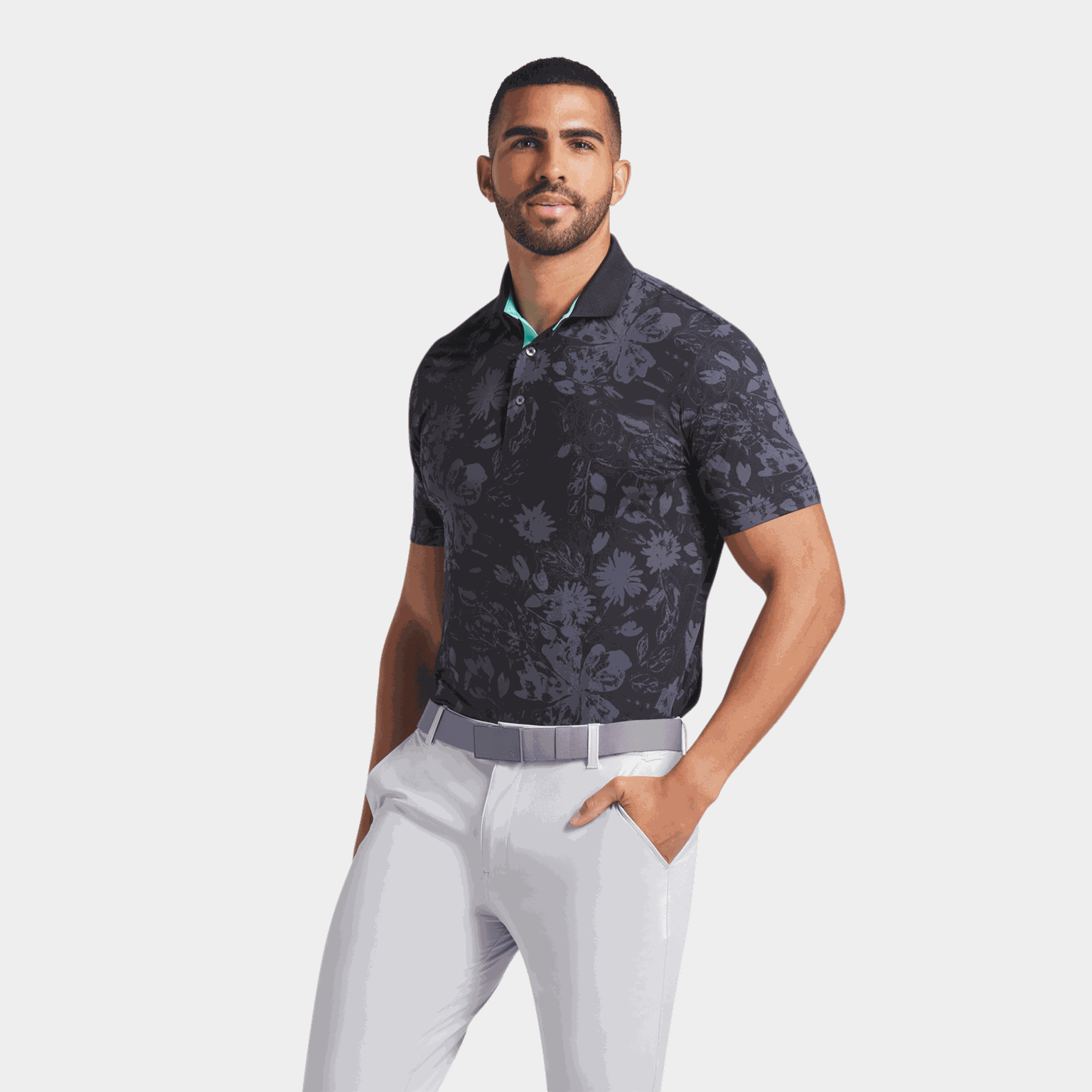  MATTR roze poloshirt, heren golfpoloshirt