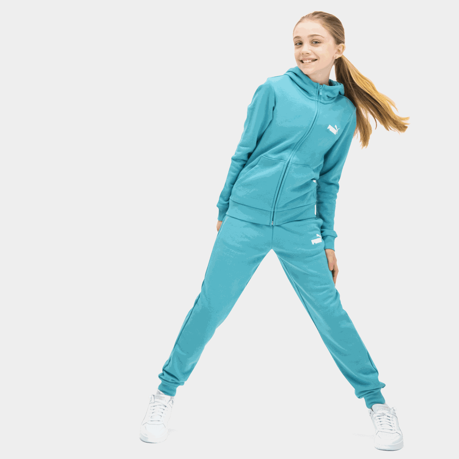  ESS TR cl joggingbroek, kinderjoggingbroek - paars