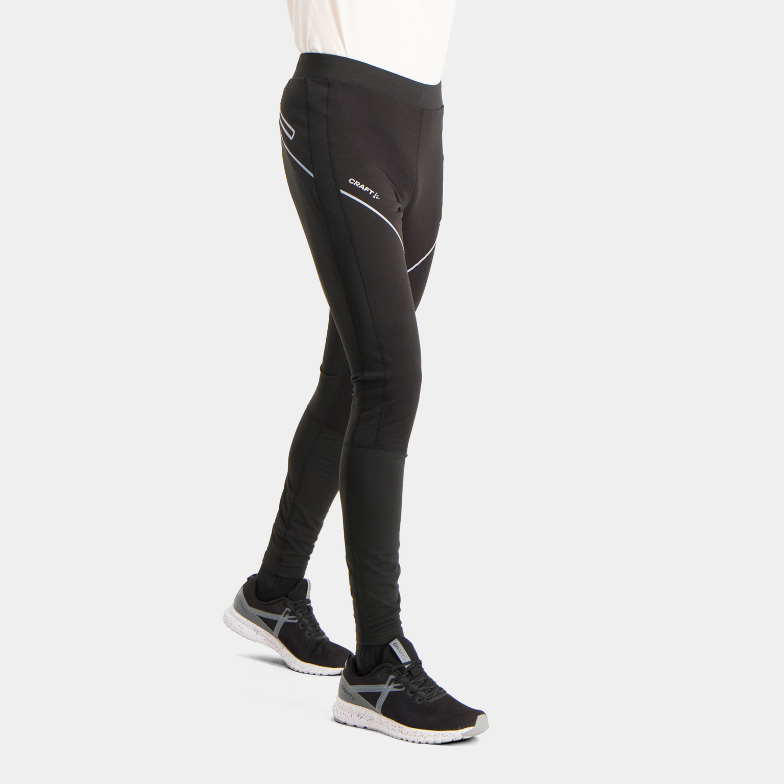  Męskie wiatroodporne legginsy treningowe ADV Essence – czarne
