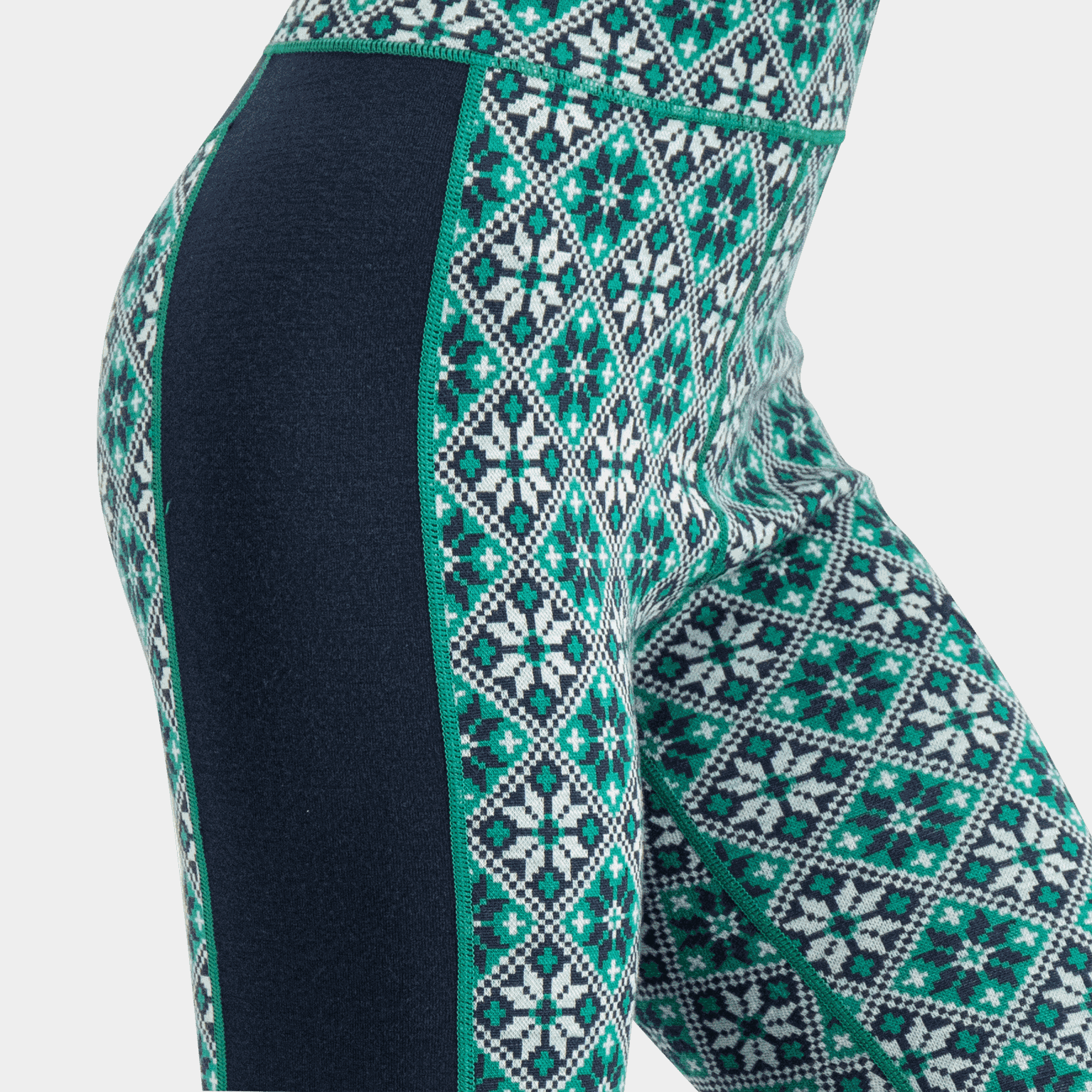 Rose High Waist Pant, ullongs, dame - Grønn