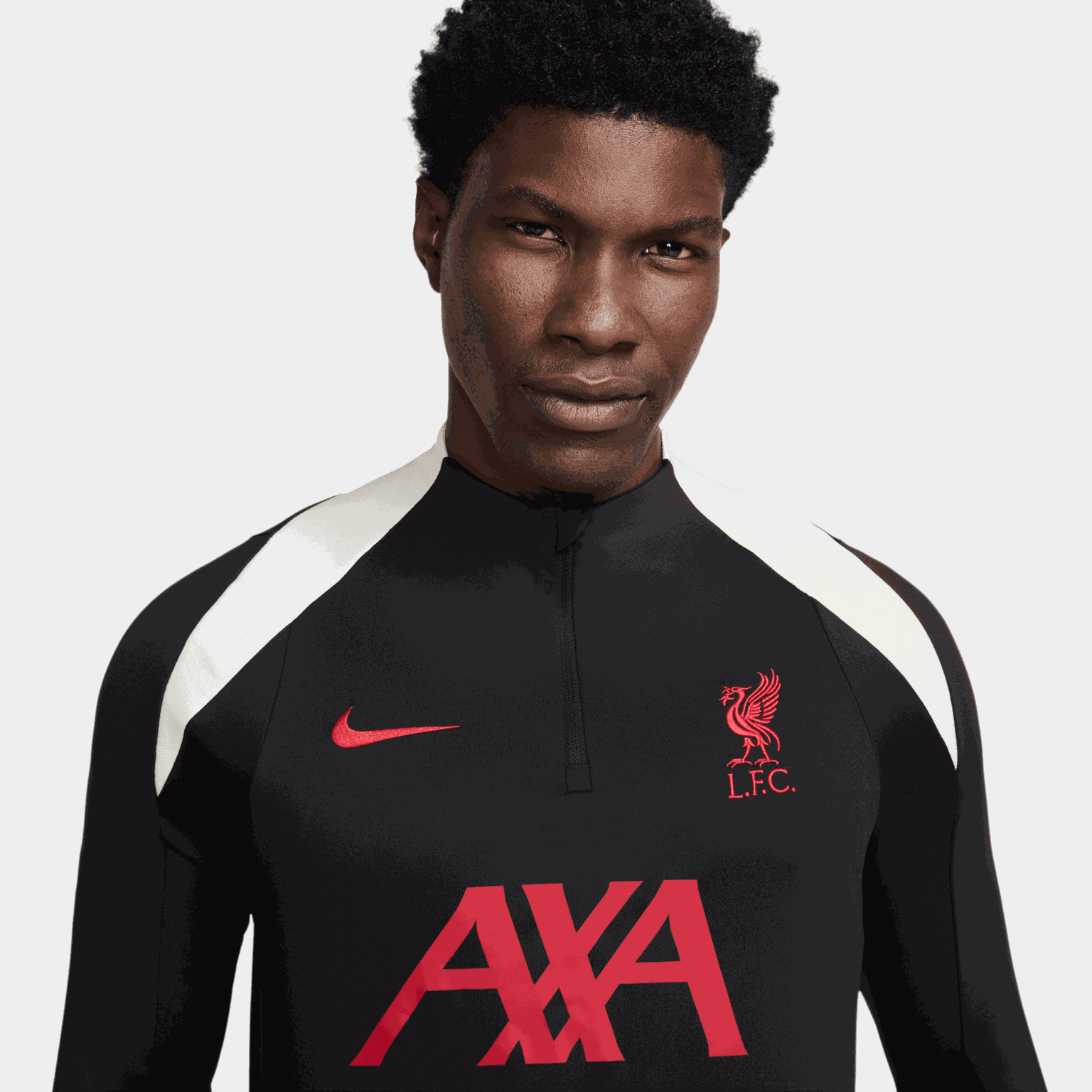 Liverpool FC Dri-FIT Strike Drill Top, fotballgenser, herre - Svart
