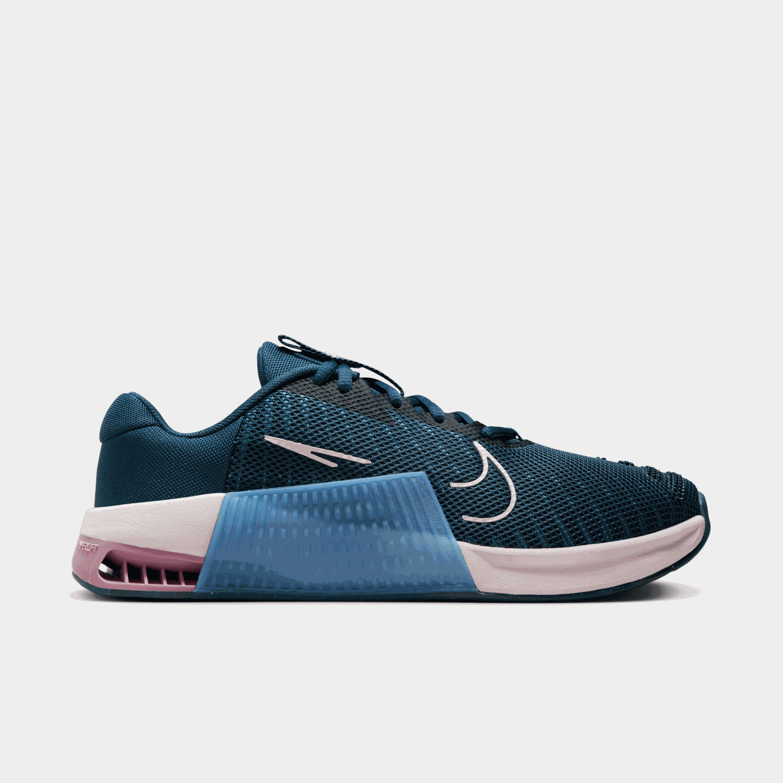  Tênis de corrida feminino Nike Metcon 9 - Azul escuro