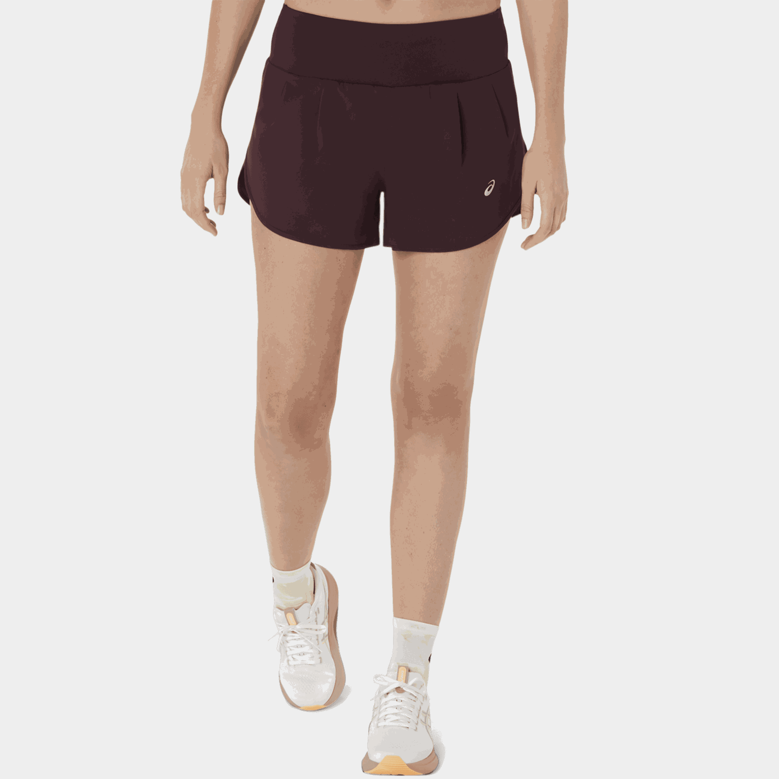  Calções de corrida femininos, 9 cm.