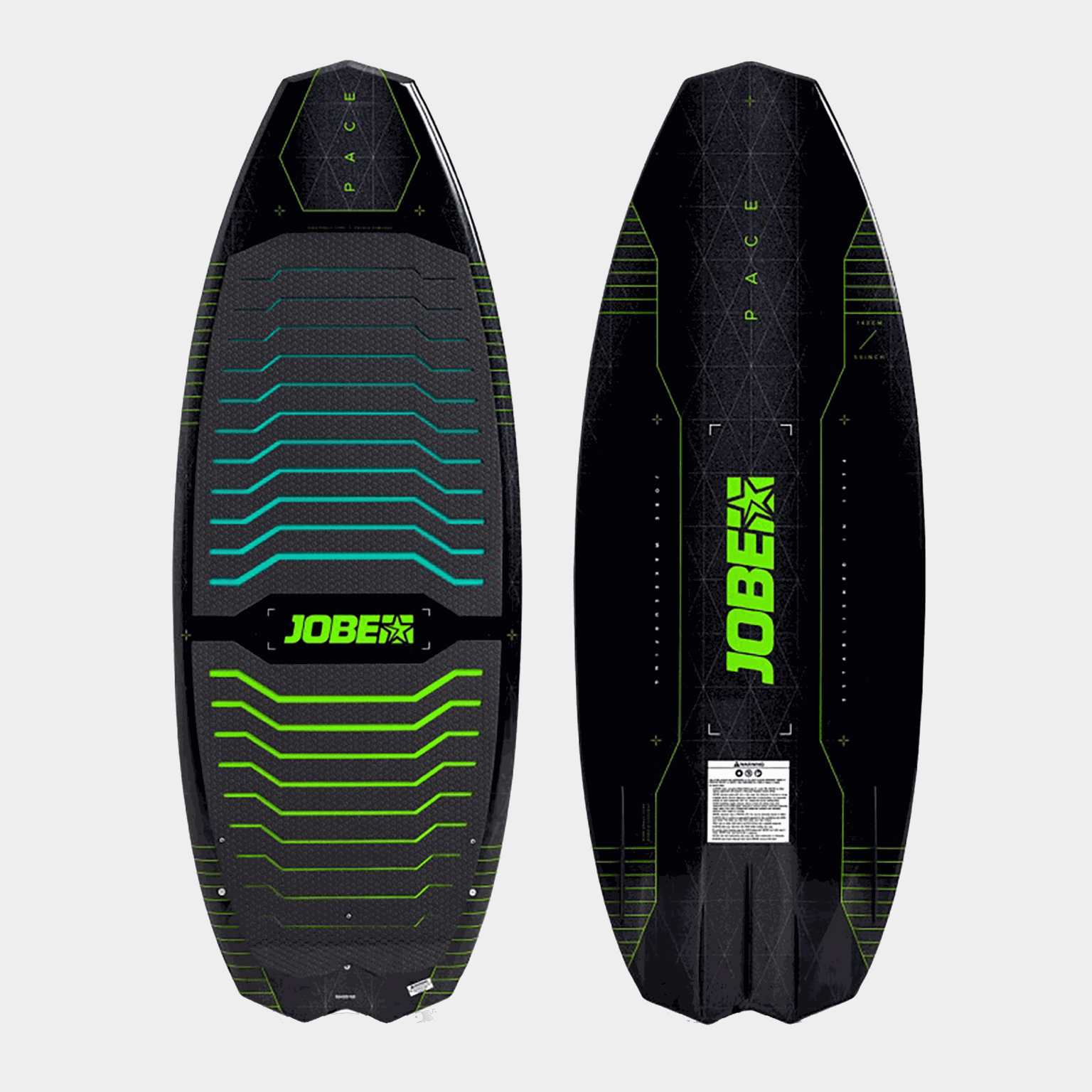 Conjunto Wakesurf + Pacerep, wakesurf - preto