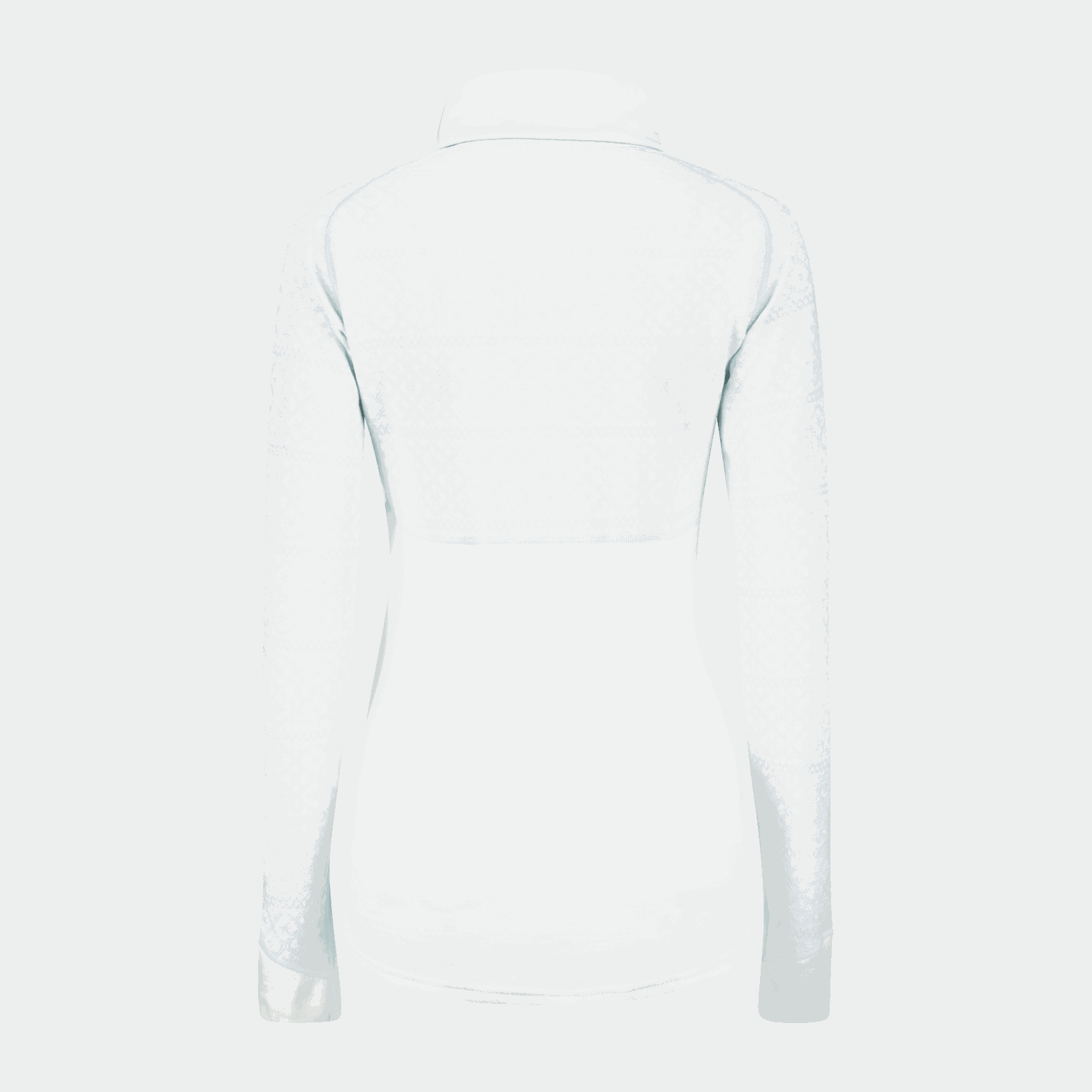 Dalen 2-layer Wool Polo Zip, ulltrøye, dame