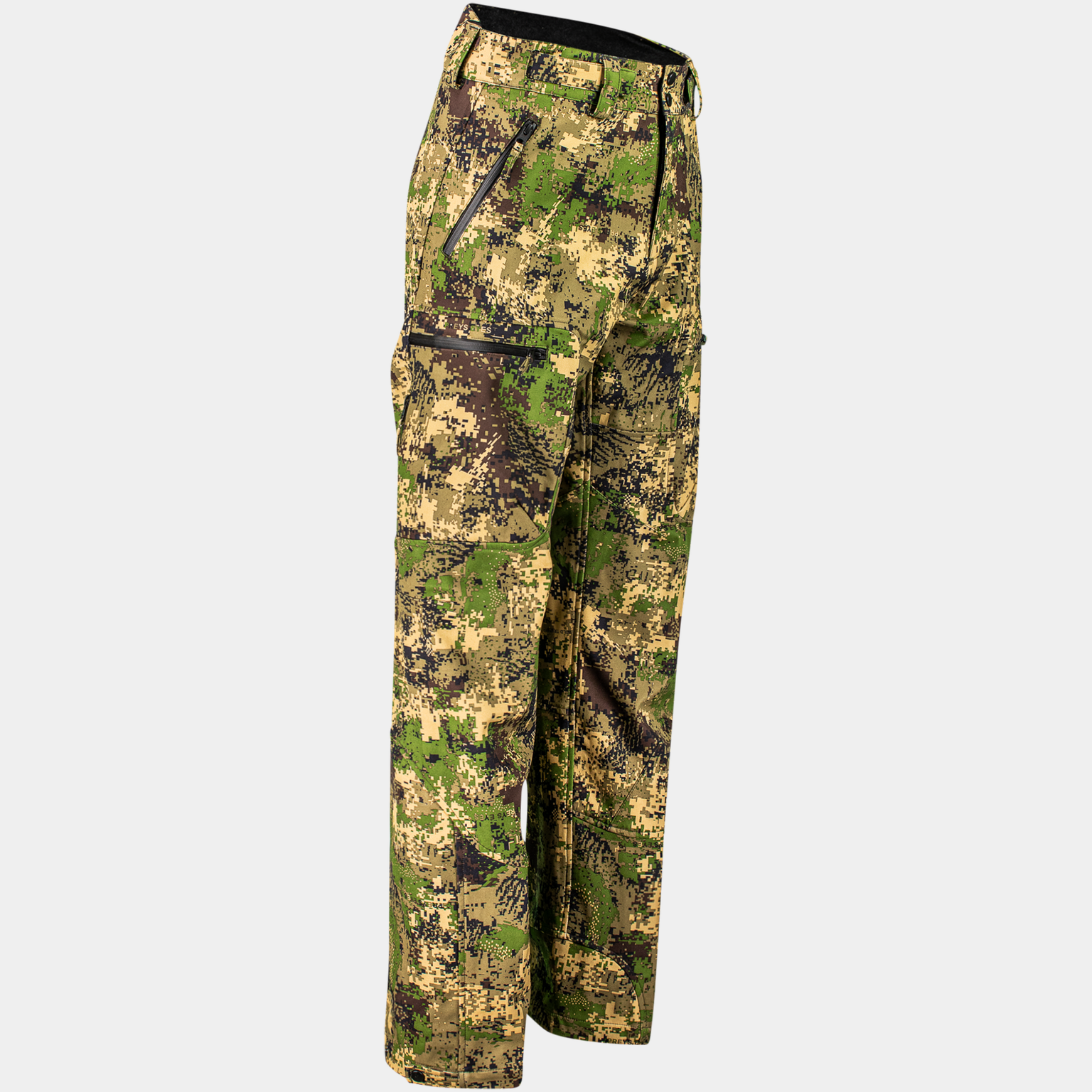 Calça de caça softshell masculina - verde