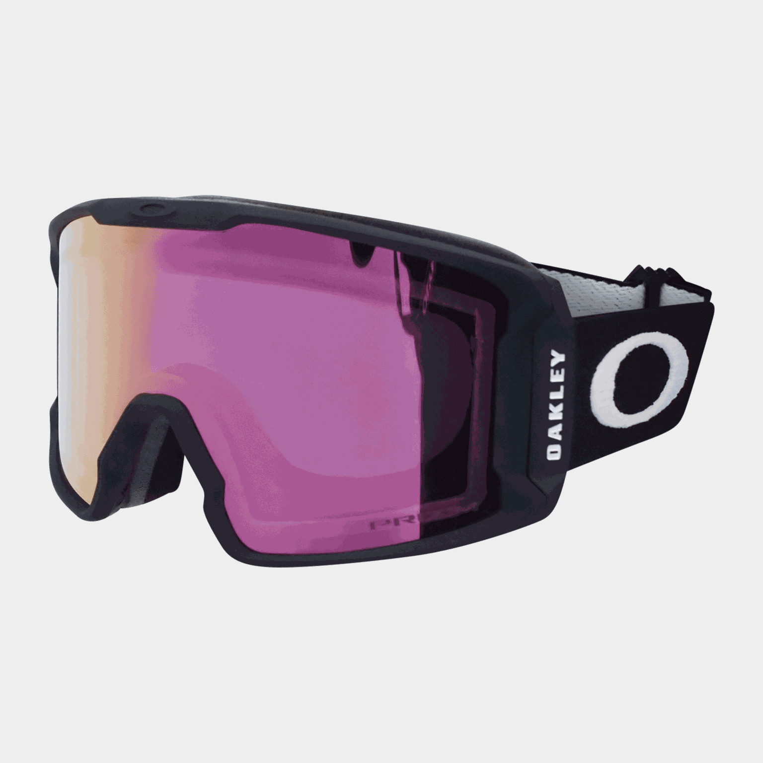 Óculos de esqui Line Miner M com lentes Prizm Hi Pink Iridium 24/25, unissex, para esqui alpino - preto