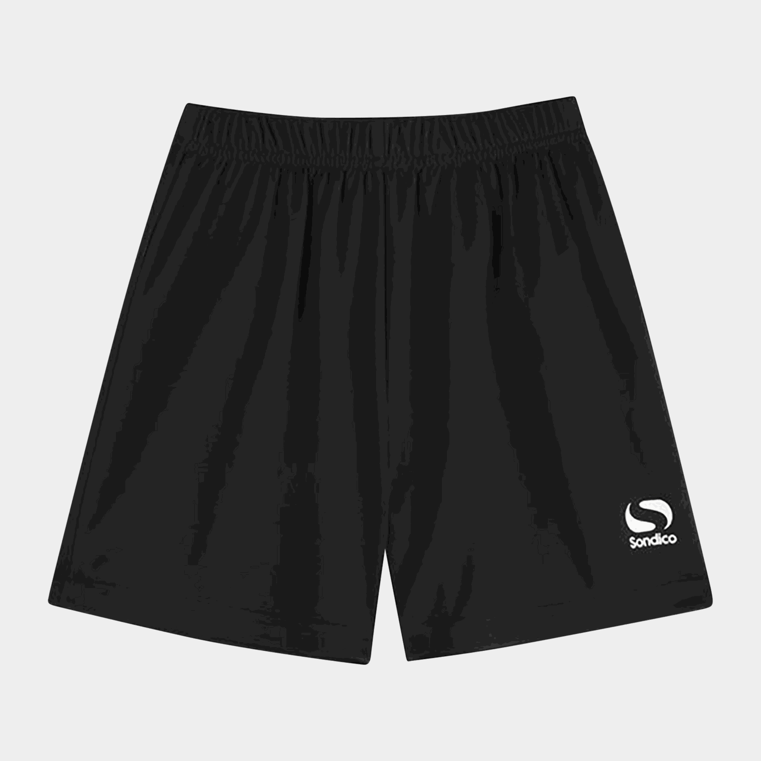  Core voetbalshorts, voetbalshorts voor kinderen - zwart
