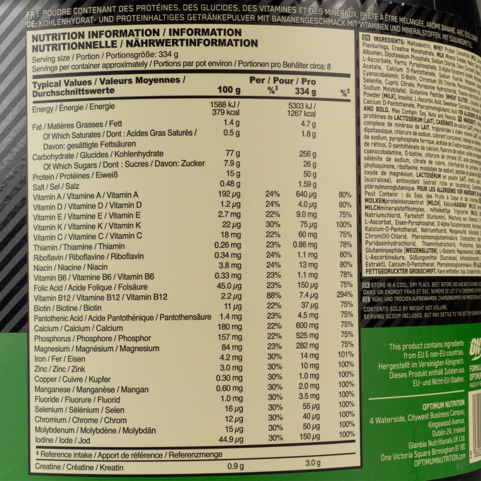 Peso significativo: 2727 g.