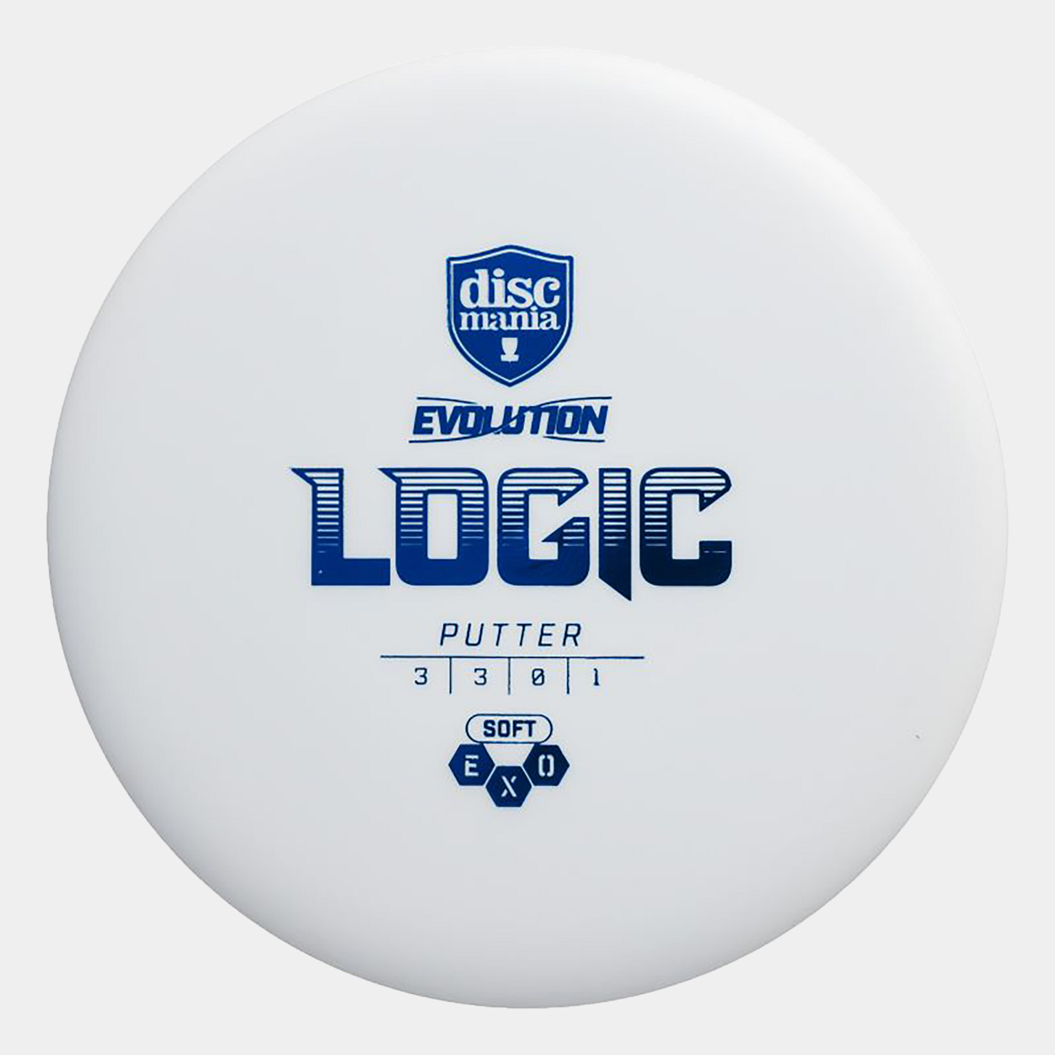 Exo Putter Logic Soft, 173-176 g, couleurs variées, Putter Frisbee Golf -