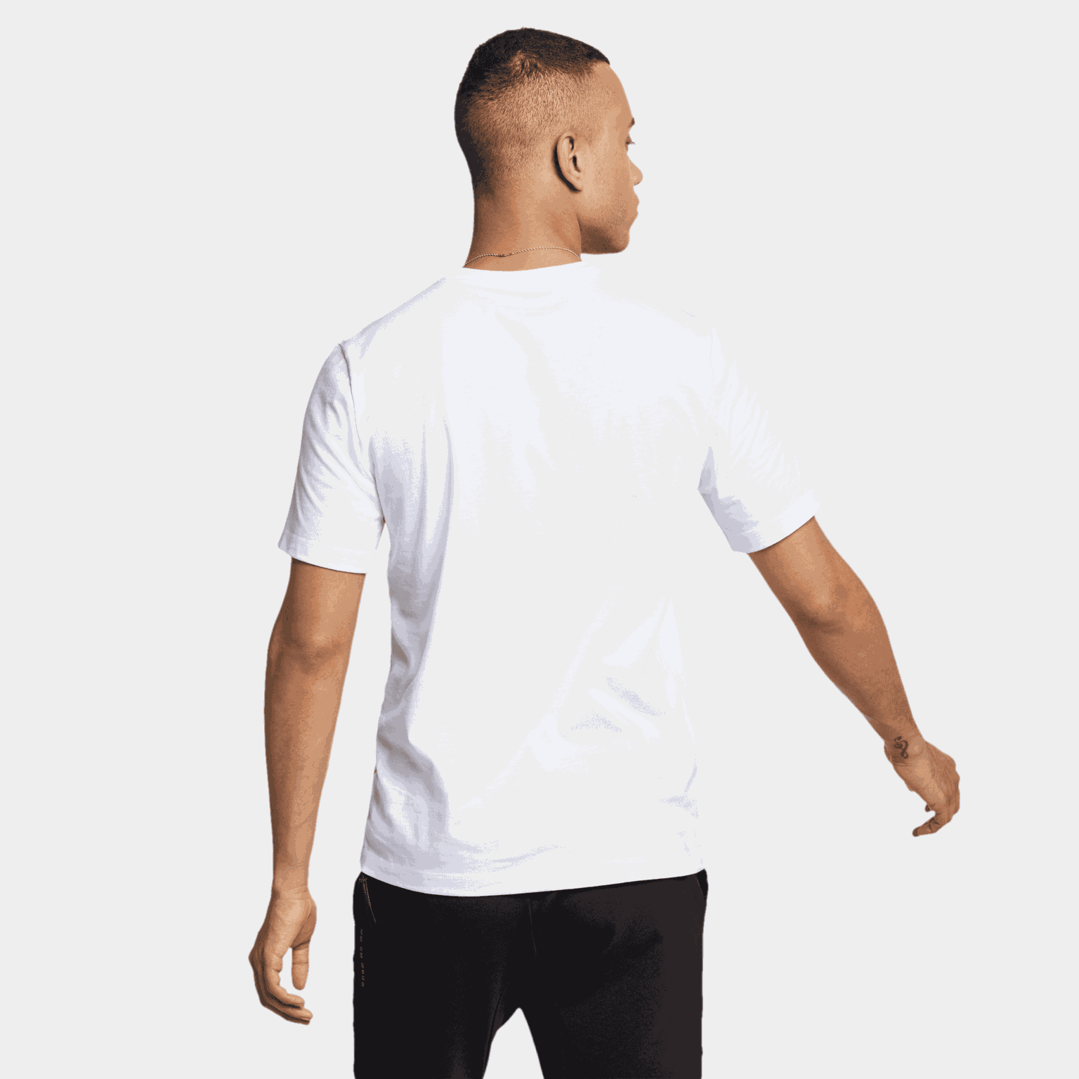 Wit sport-T-shirt voor heren