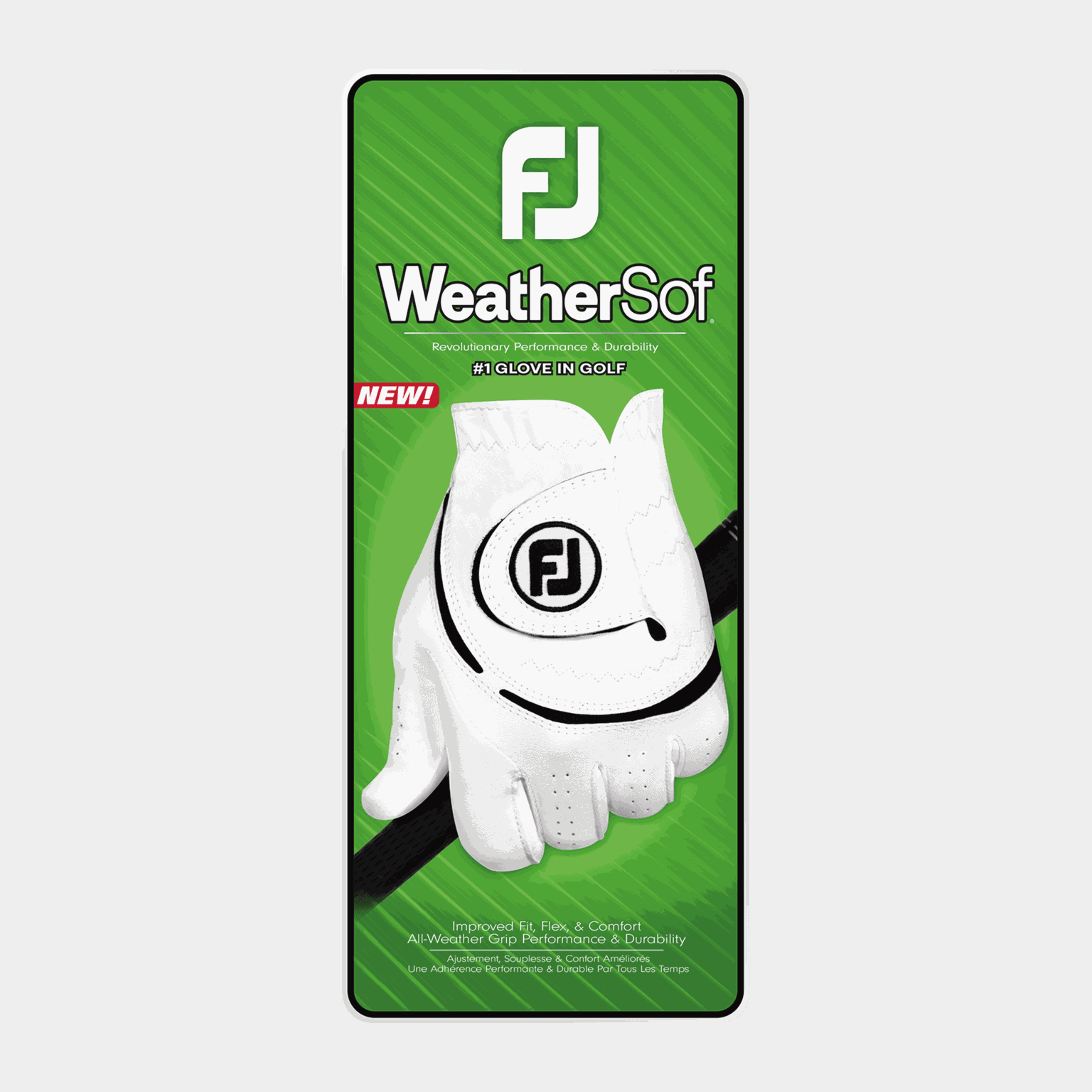 Gant de golf Weathersof LH pour homme - Blanc