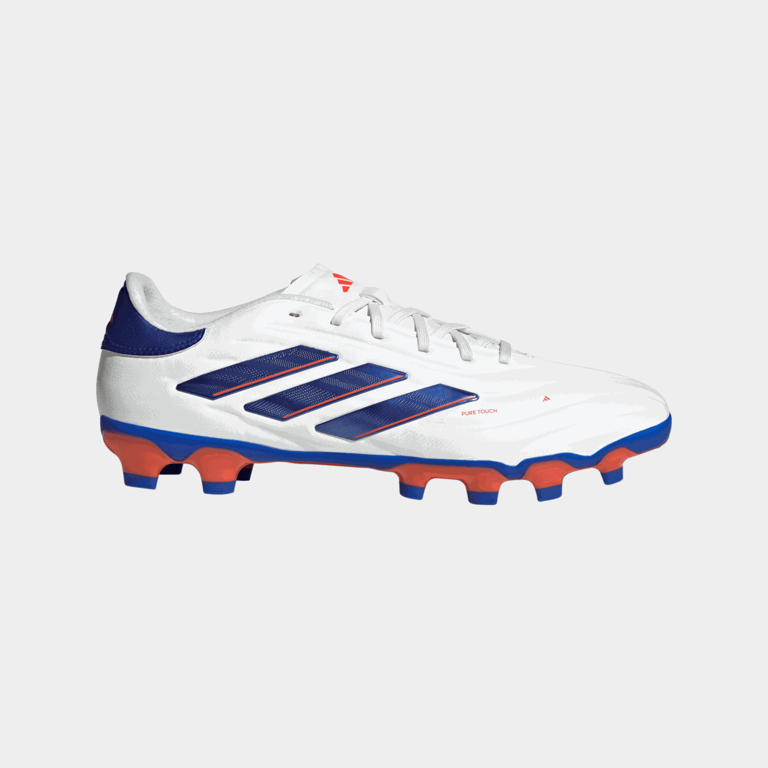 COPA Pure 2 Pro MG Q3 24, Chaussures de football pour gazon naturel et synthétique, Unisexe – Blanc