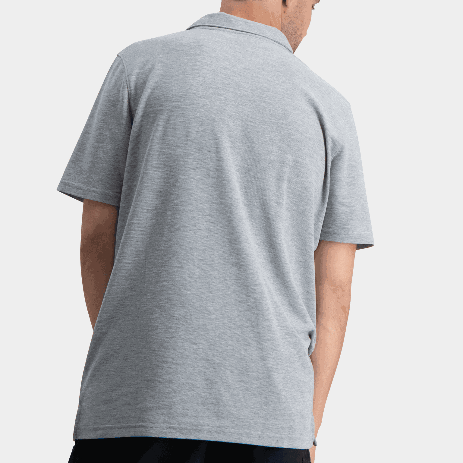  Relaxte urban poloshirt voor heren – Grijs