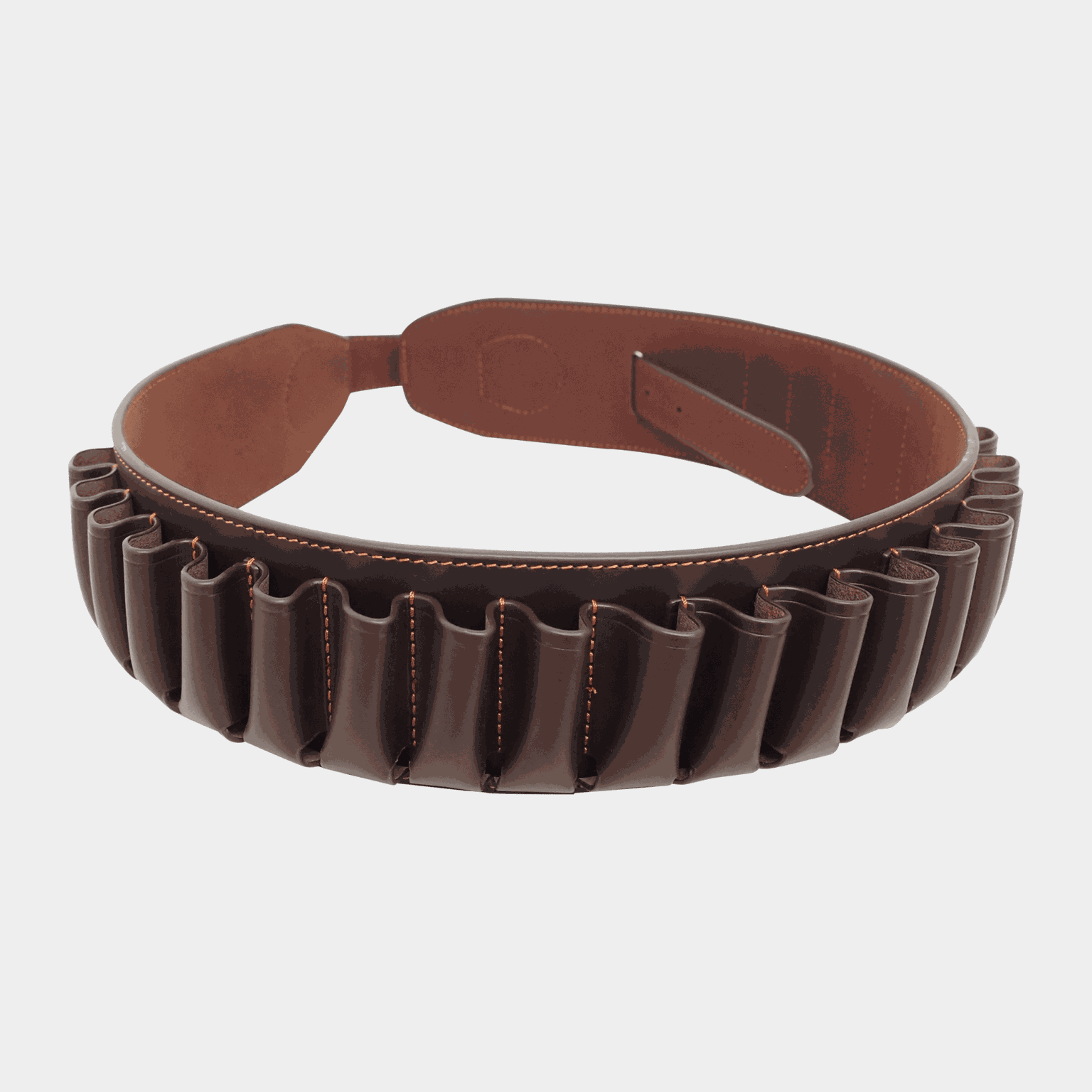 Shotgun Bandolier Cartridge Belt 12 Gauge, patronbelte - Brun