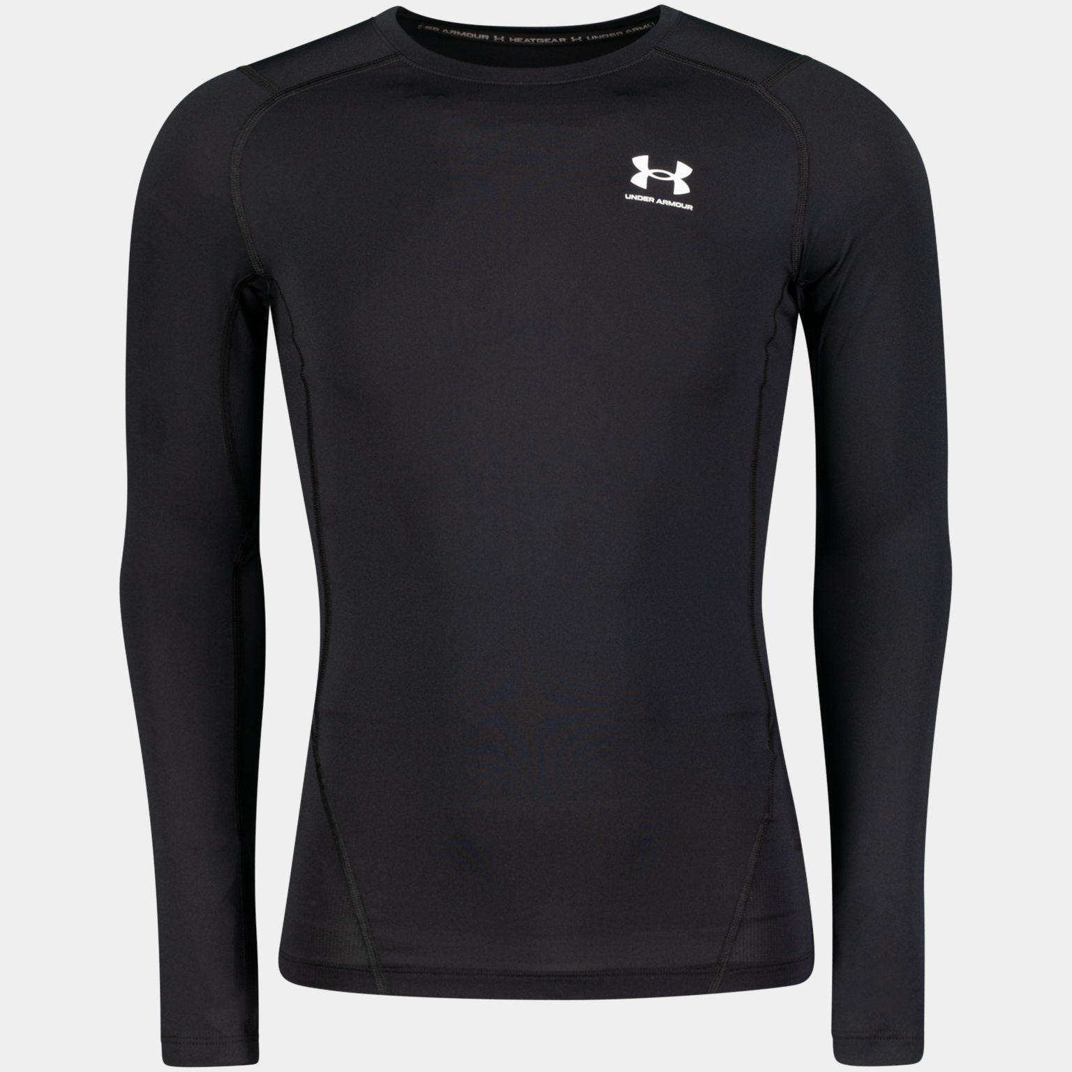  Koszulka treningowa HeatGear™ Armor z długim rękawem dla mężczyzn – czarna