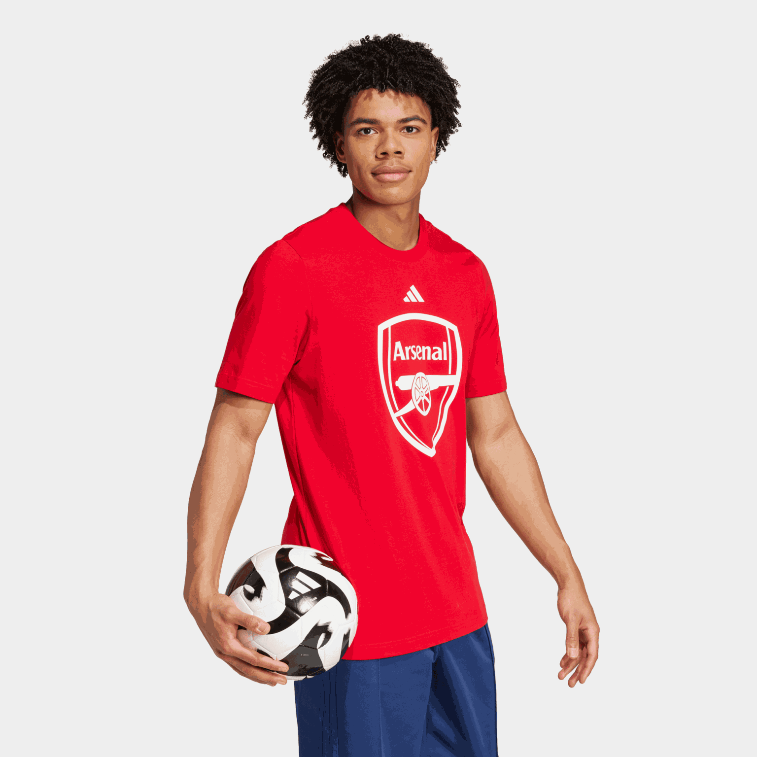  Pánské tričko s grafikou Arsenal DNA – červené