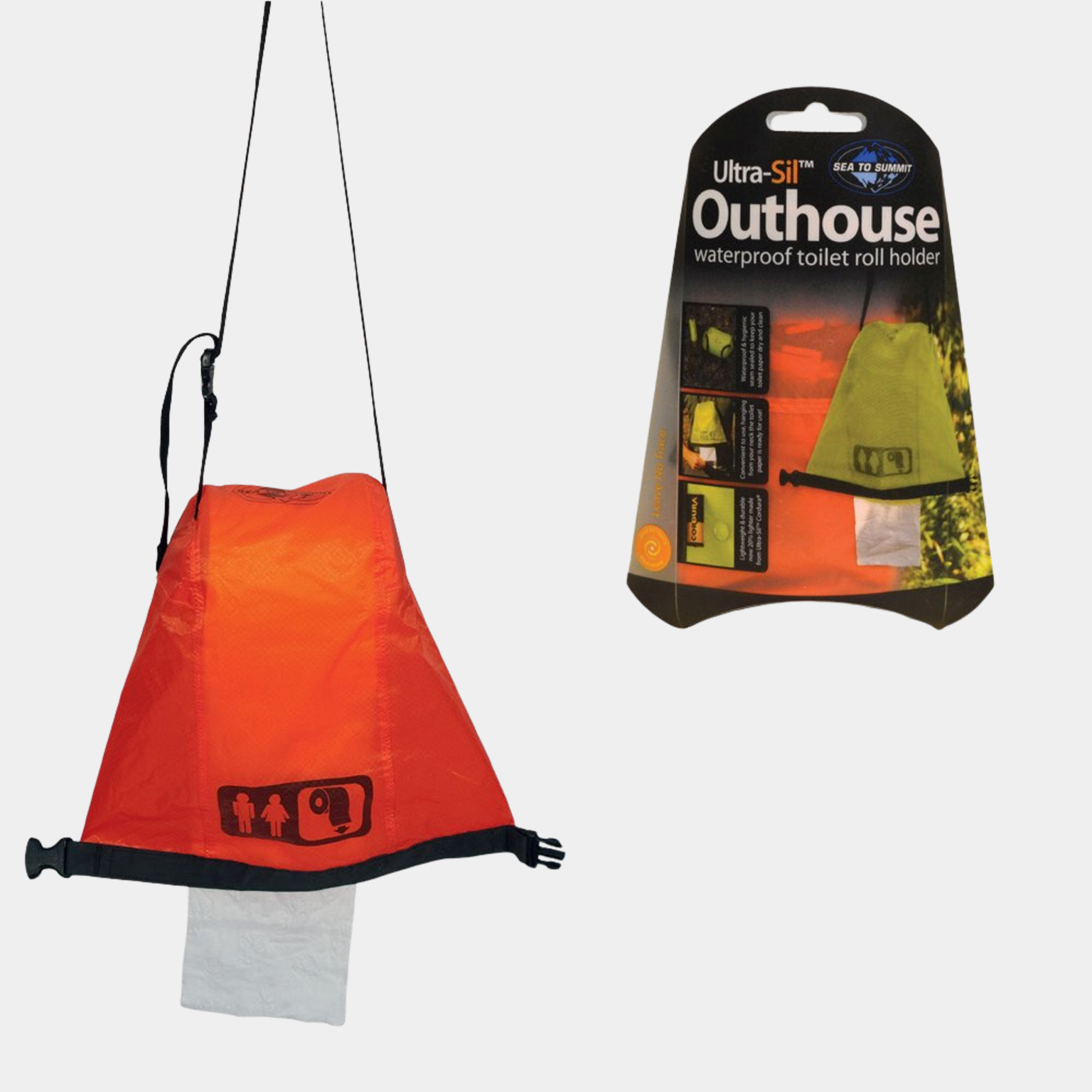 Sea To Summit Toiletroll Holder Orange - Oransje