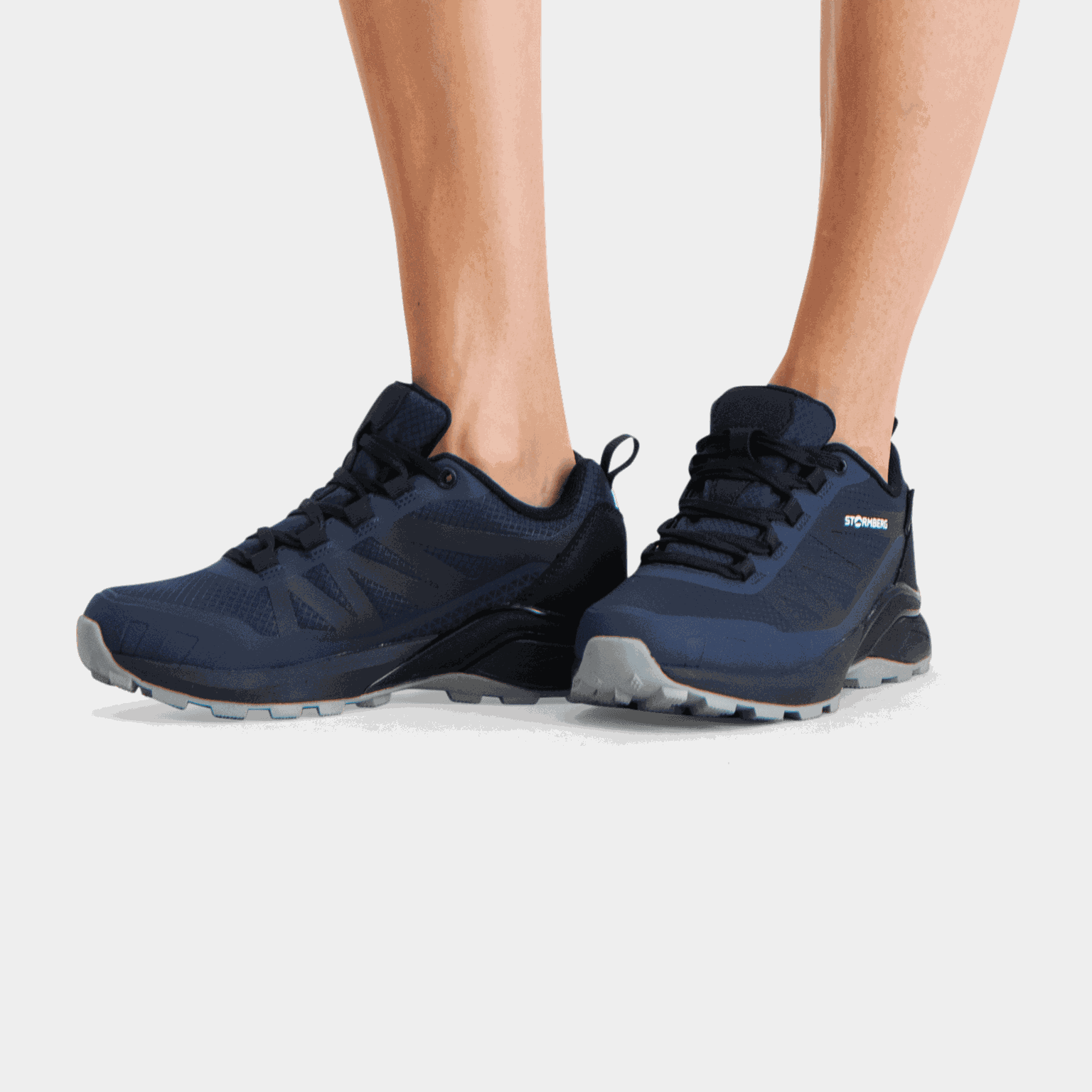 Chaussures de randonnée Trail-Y Low Cut W, imperméables, pour femmes – Bleues