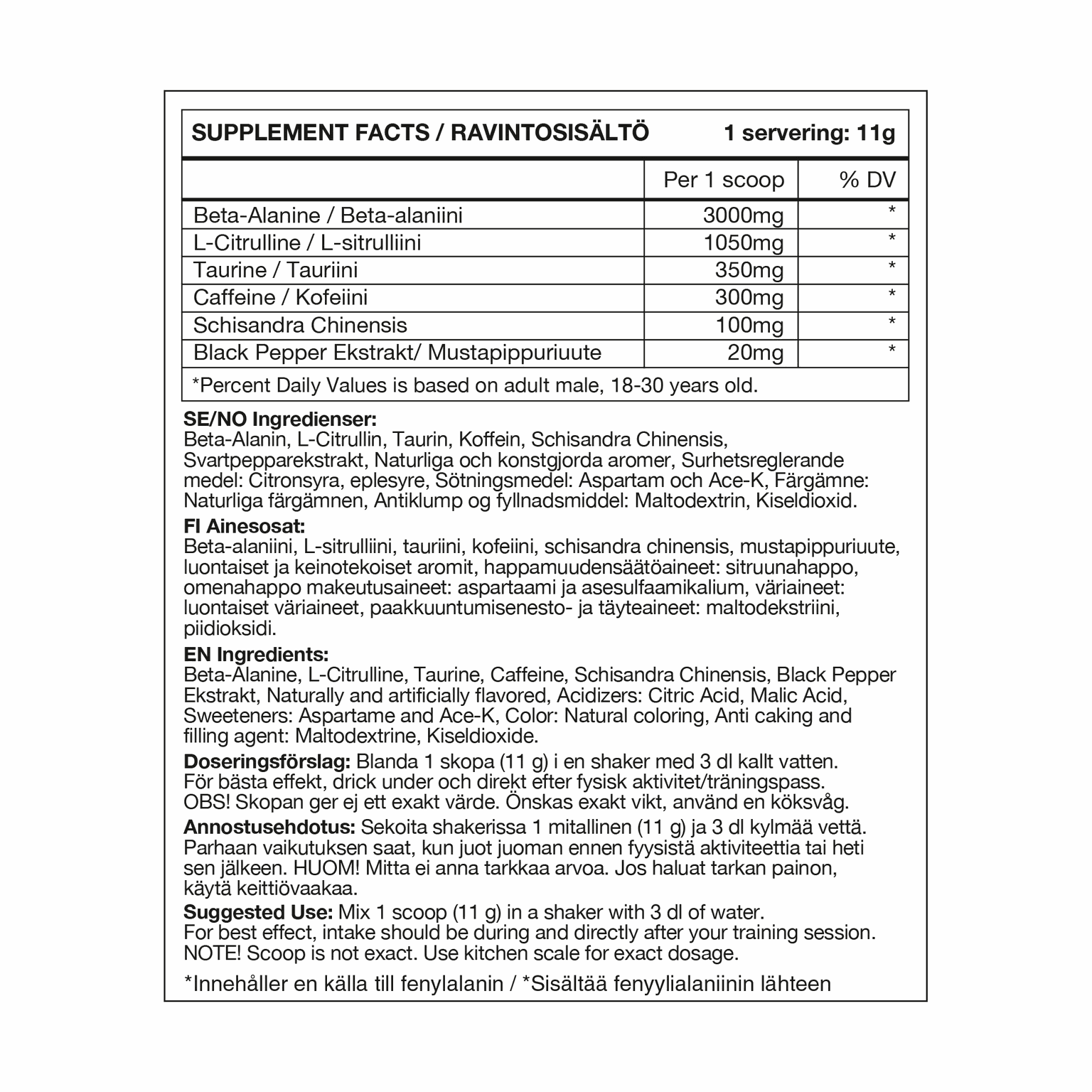  Edzés előtti kiegészítő (citrus és őszibarack (225 g)), edzés előtti por -