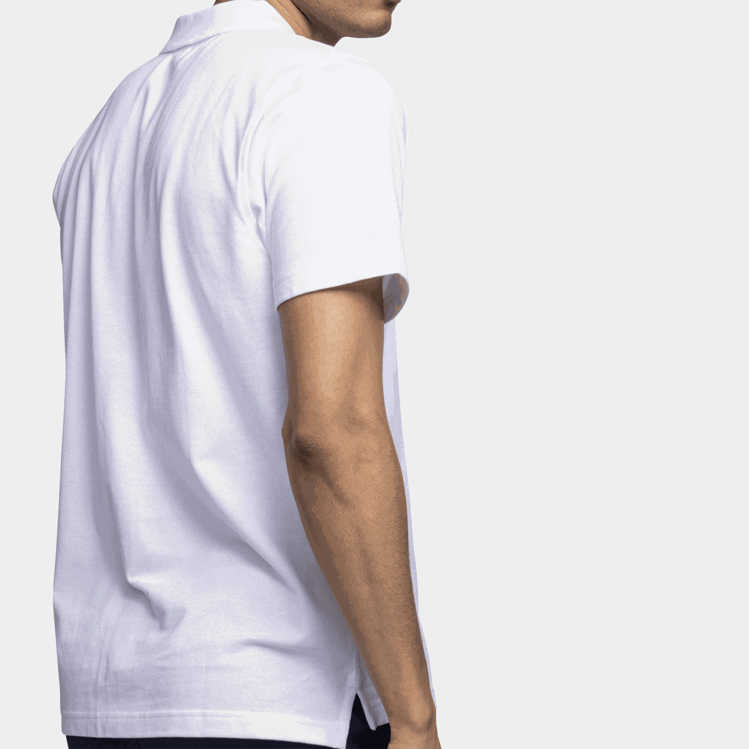  Essential piqué-T-shirt voor heren