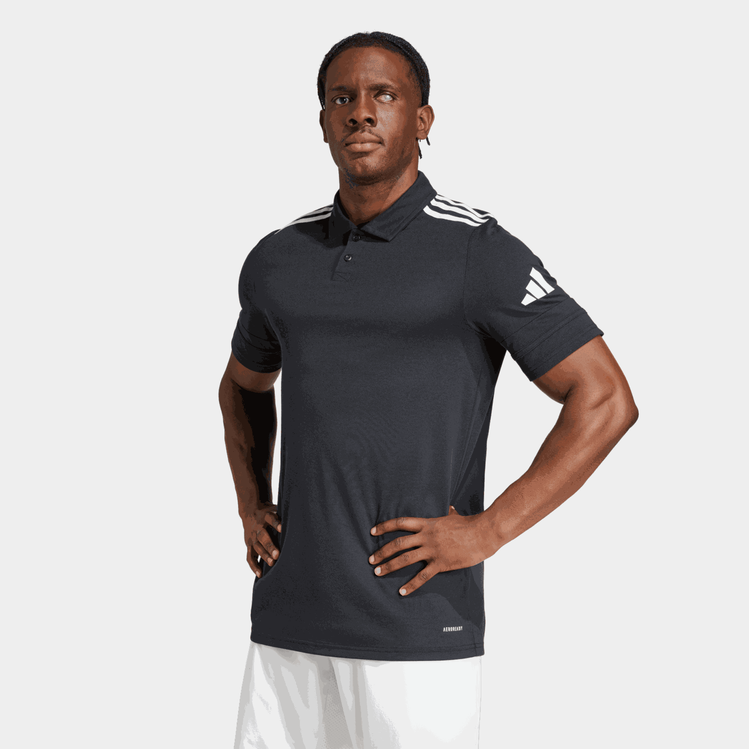 Camisa polo masculina de algodão, modelo Squadra 25