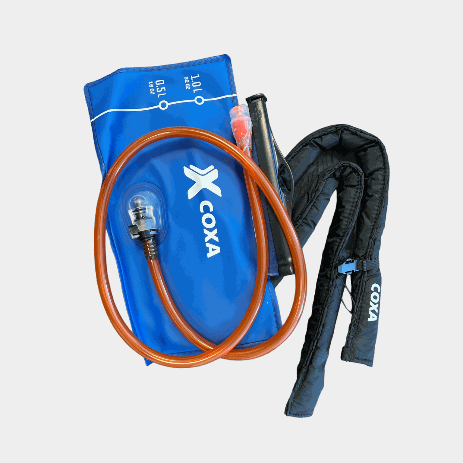 Coxa WR1 24/25 termo bederní pás, hydratační pás, unisex - černý