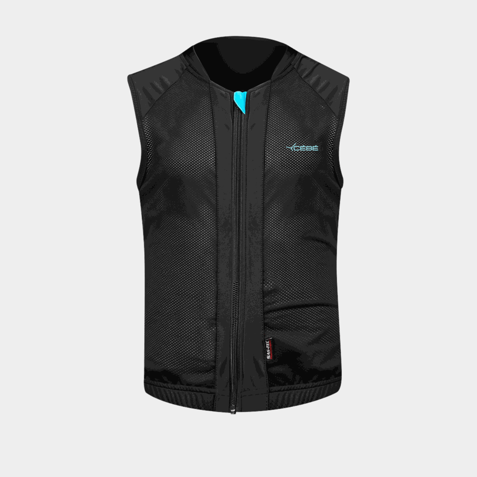 Colete infantil JR TURTLE_VEST_CEBE 24/25 com gola alta e proteção para as costas.