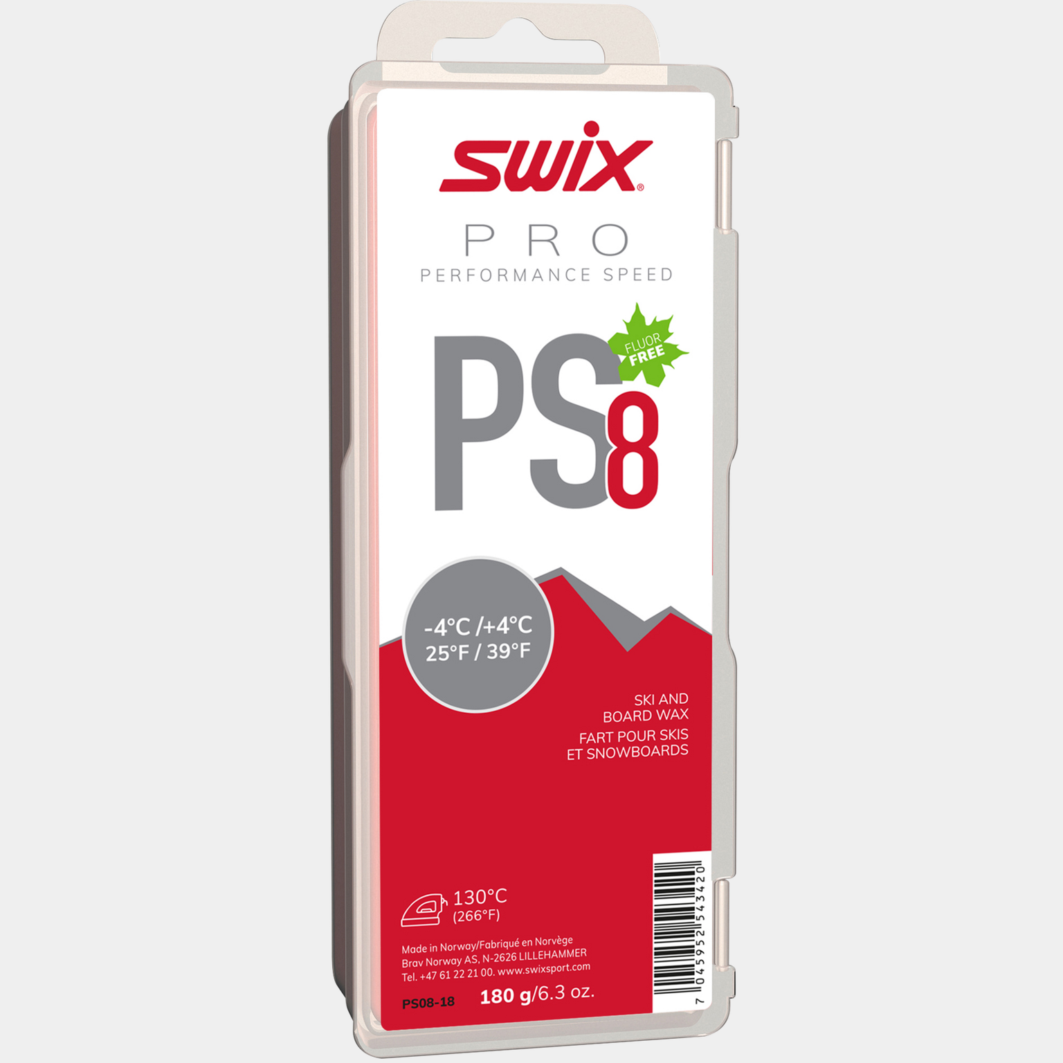 Planor PS8 Rood, -4°C/+4°C, 180 g 24/25, -4°C/+4°C, 180 g 23/24, Planor -