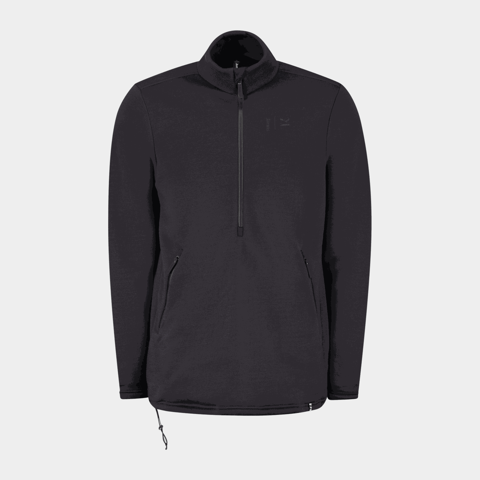 Kleveland Merinowollen trui met rits, unisex