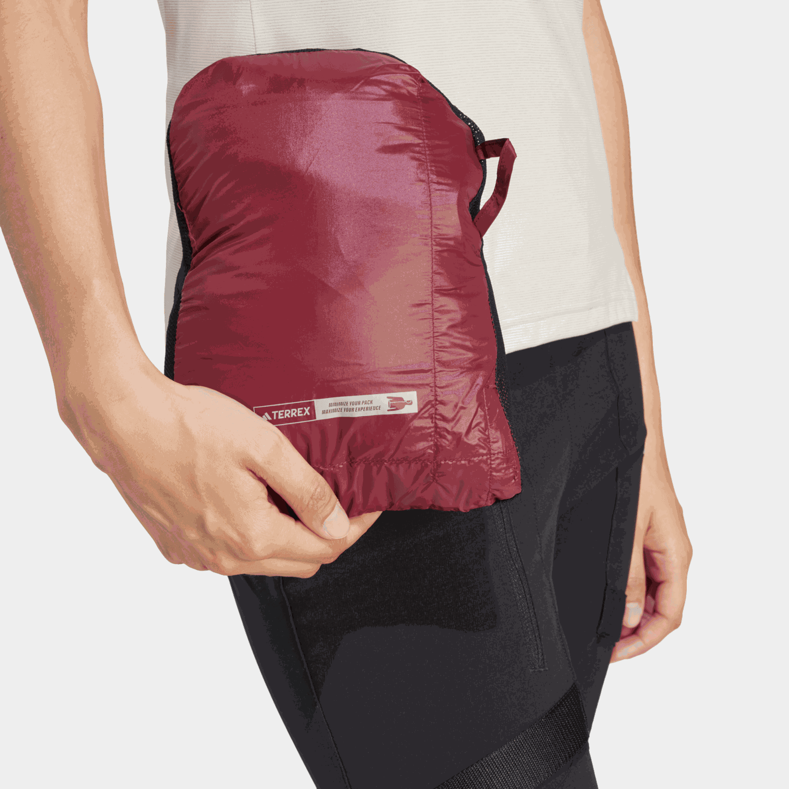  Veste à capuche Terrex Xperior Varilite Primaloft, veste isolante, femme - Rouge
