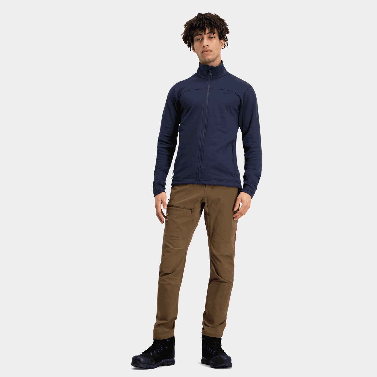  Pantaloni da trekking da uomo Zircon Slim - Marrone