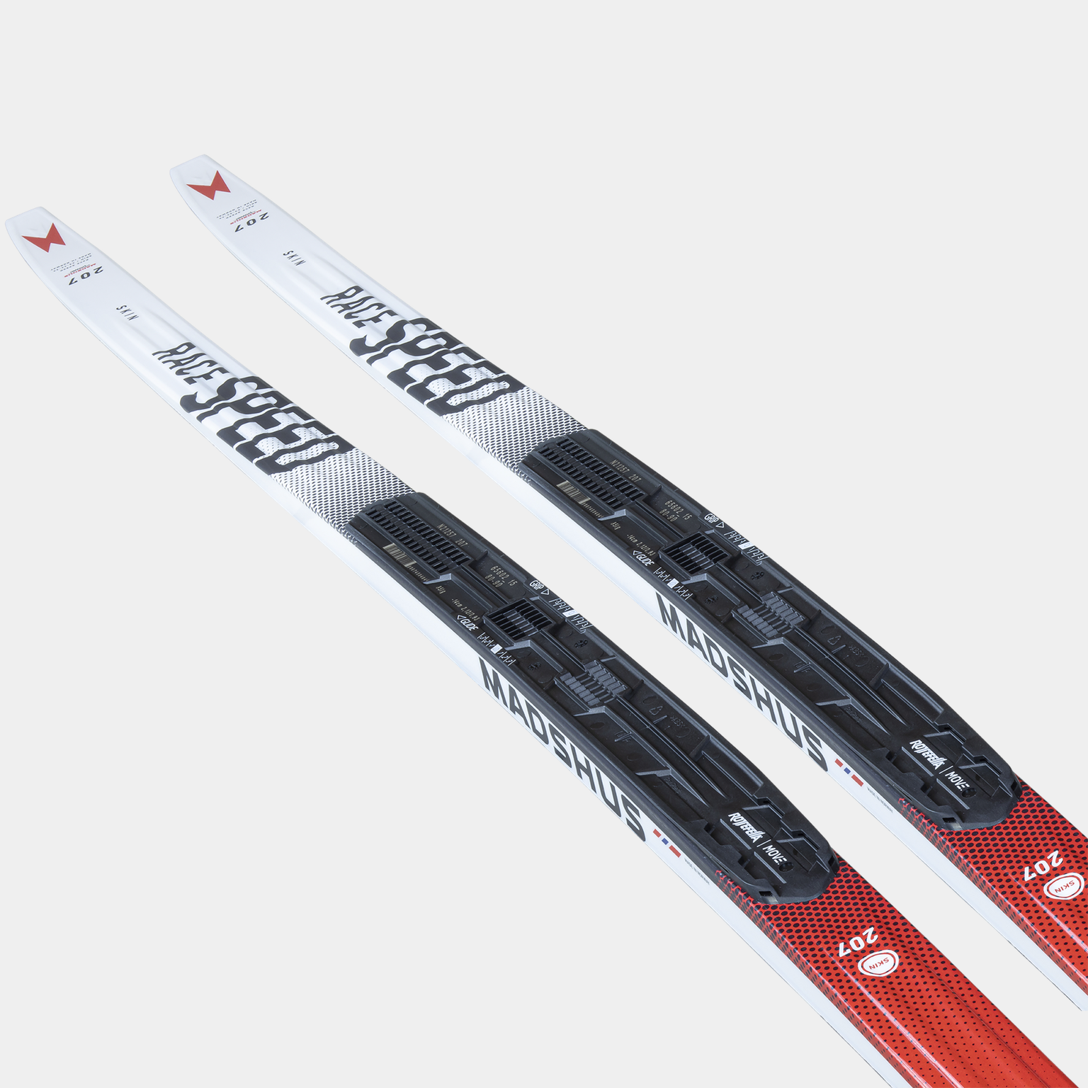  Esquis de esqui cross-country Speed Fell 23/24 unissex - Vermelho