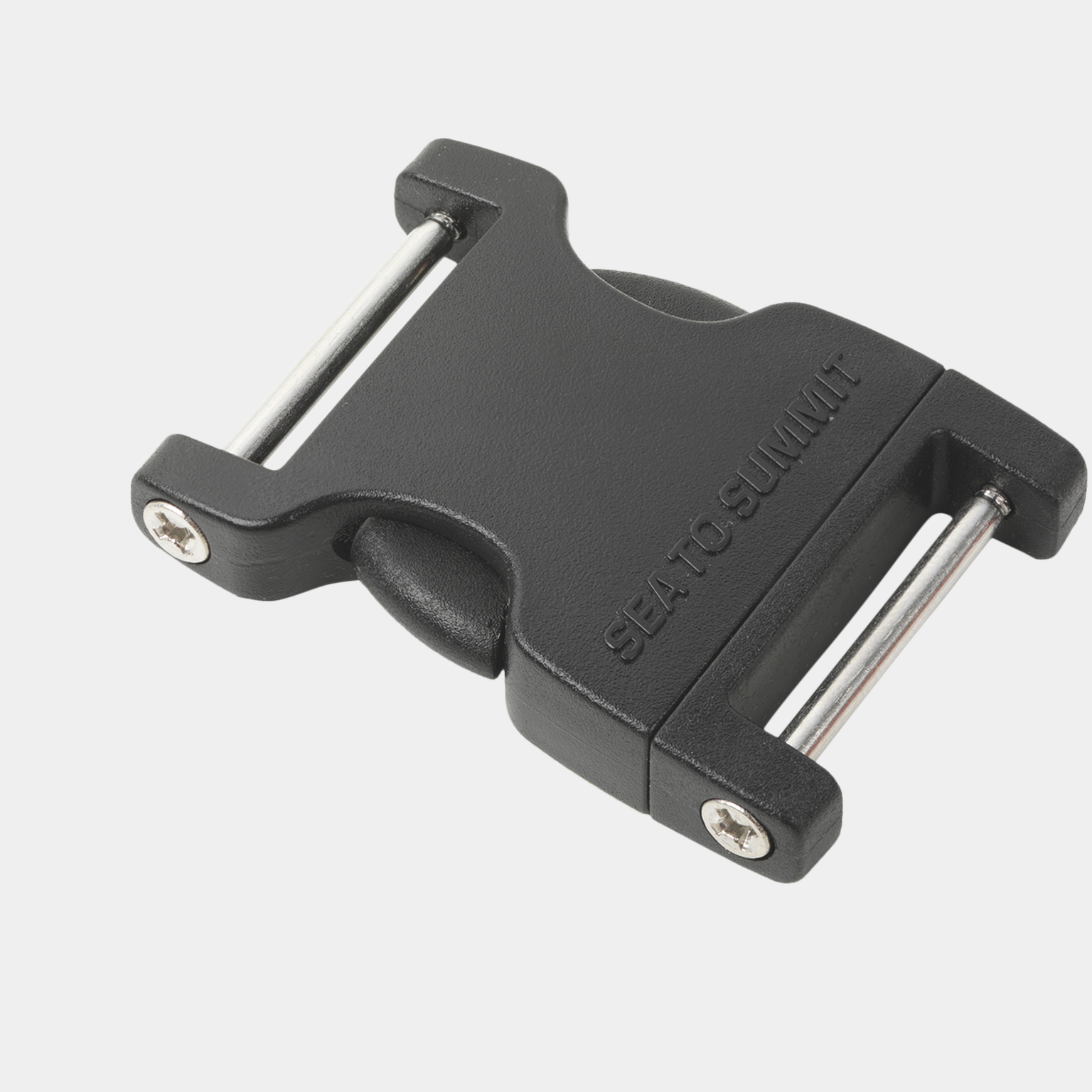 Buckle 25mm Side Release 2 Pin Black - Svart