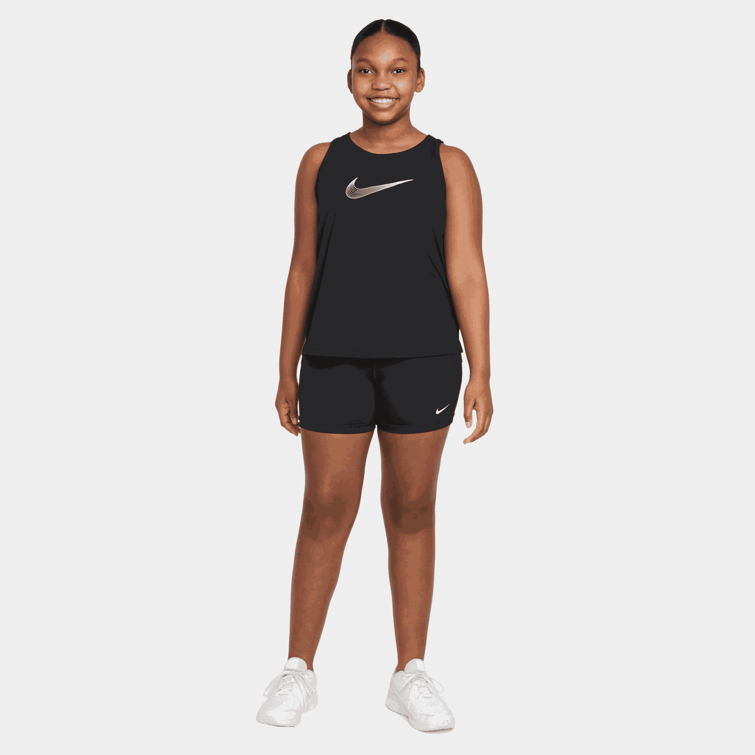  Tréninkové kraťasy Dri-FIT Pro Junior Plus Size - černé