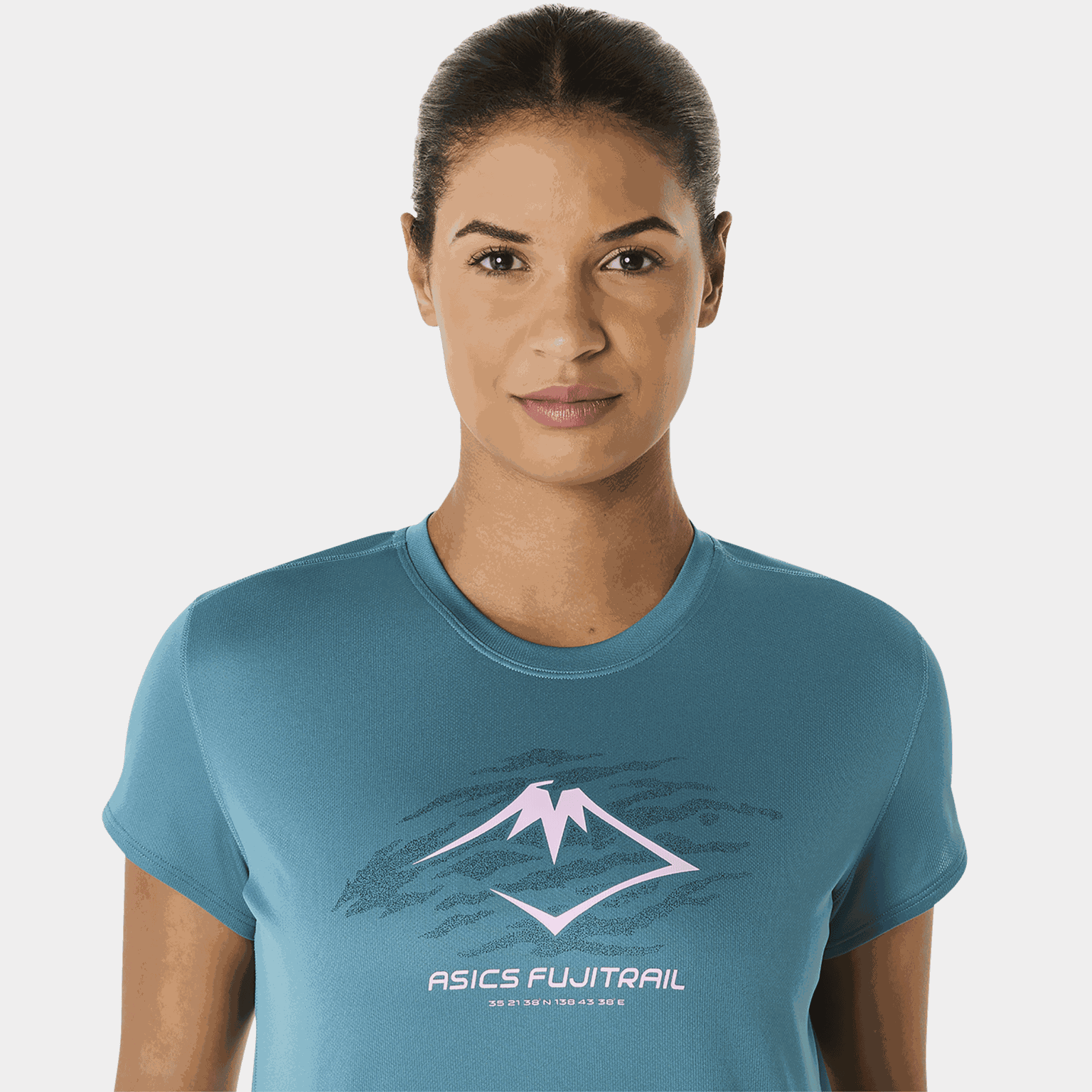 Fujitrail Logo Short Sleeve Top, t-skjorte, dame - Blå
