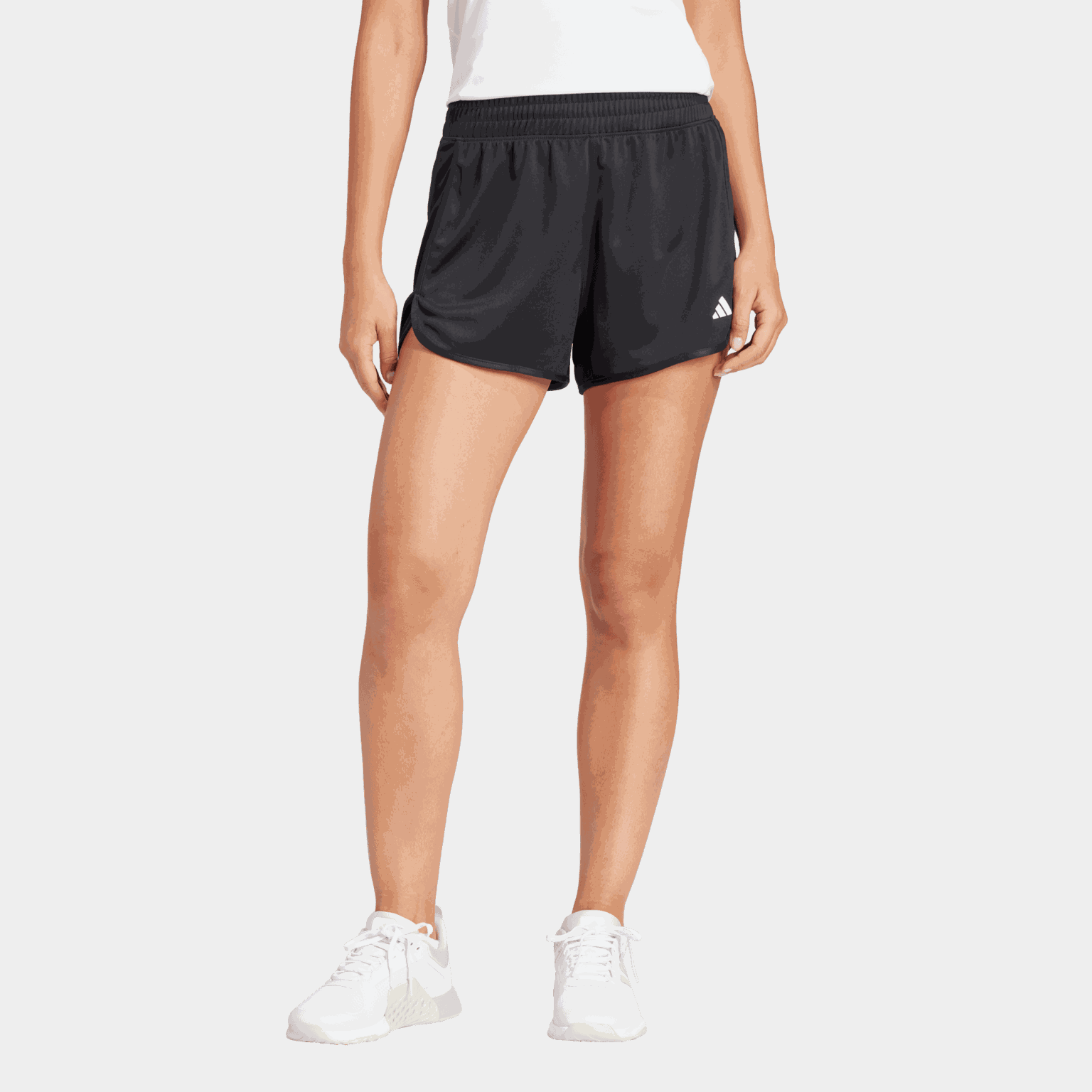 Pacer Essentials Knit High-Rise Shorts, treningsshorts, dame - Svart