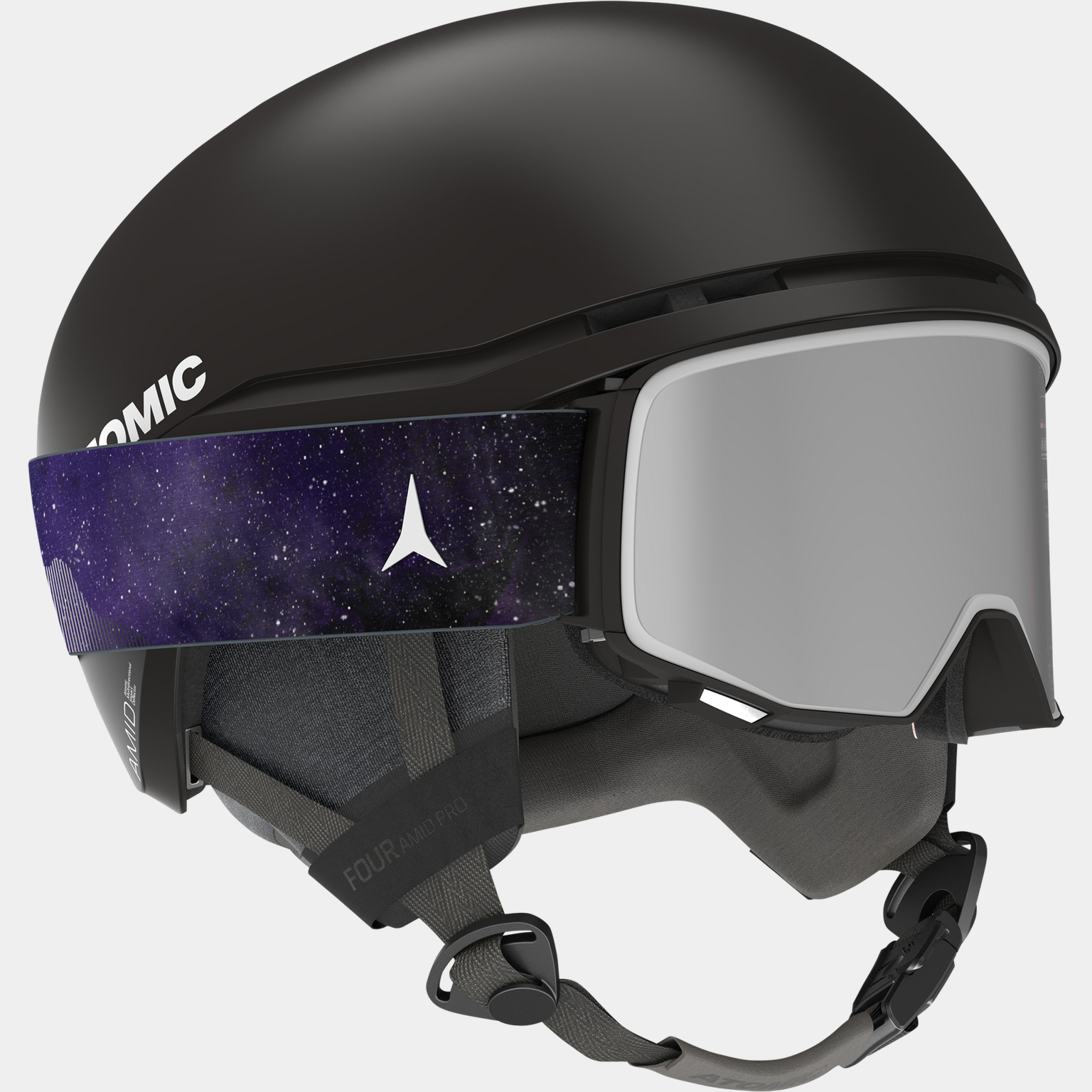Alpine Helmet Four Amid 24/25, alpinhjelm, snowboardhjelm, unisex - Svart