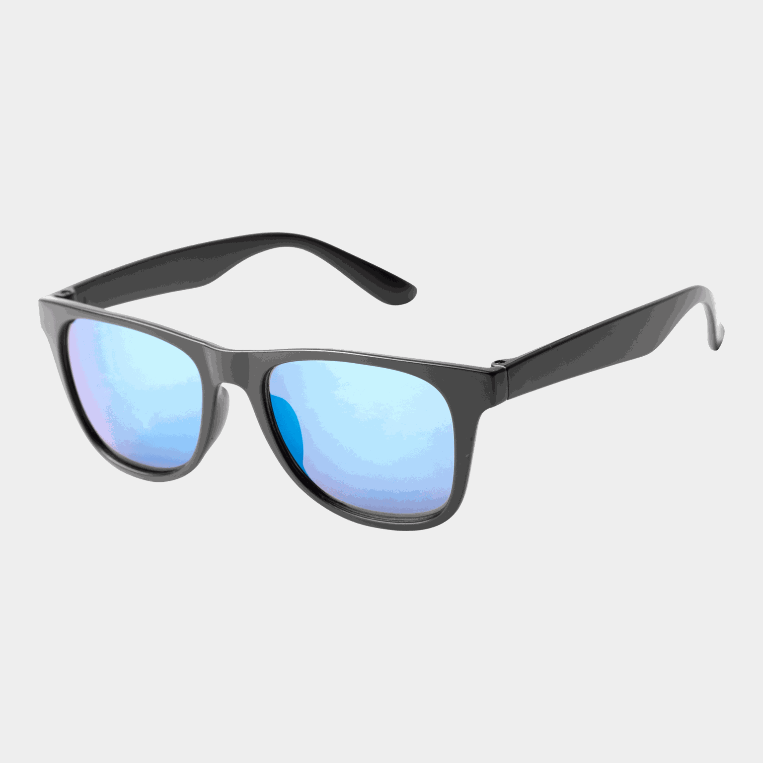  Lunettes de soleil Waye 017 Noir/Bleu, Lunettes de soleil pour enfants - Noir