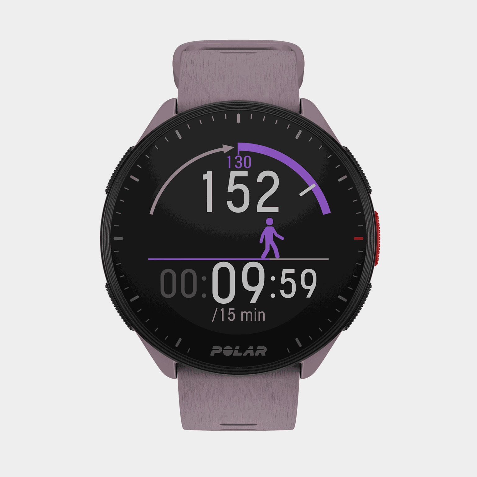 POLAR PACER PUR/PUR S-L, løpeklokke - Lilla