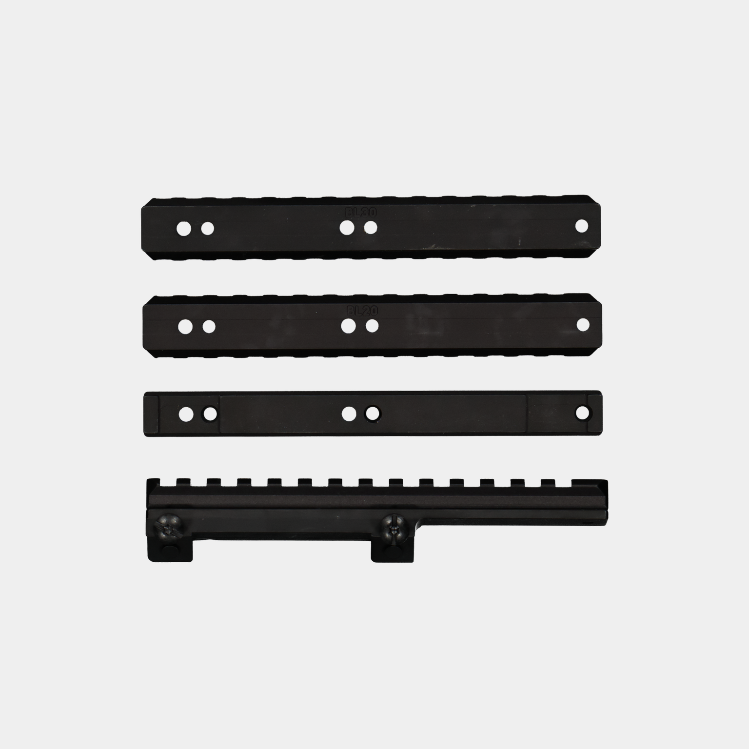 Talley - Modular Rail Kit for Blaser. Includes Saddle mount, three interchangeable Picatinny Rails (0, 20, and 30 MOA) and Talley Base compatible with Talley Steel Rings. -