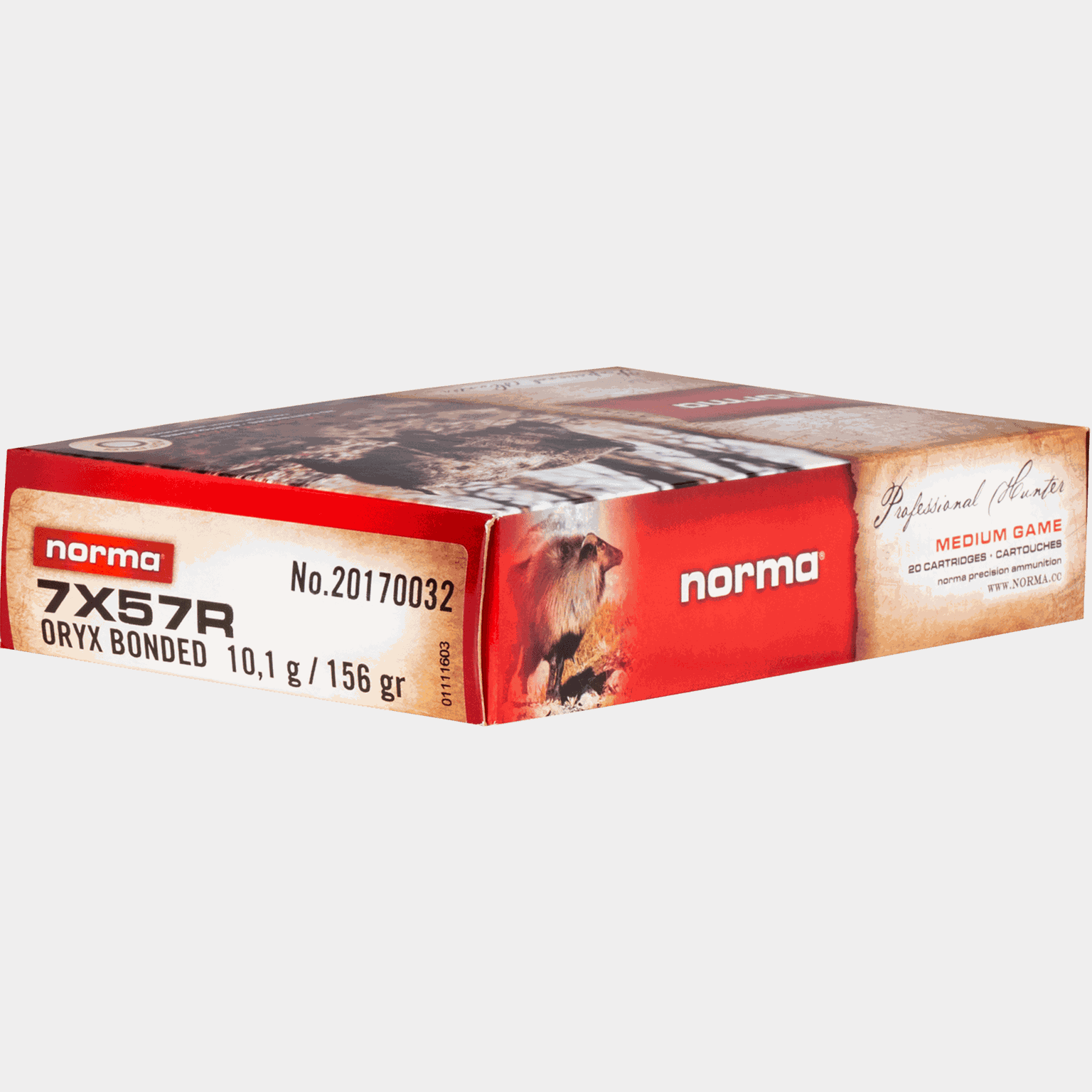 7X57R 10.1 ORYX NORMA ammunition -