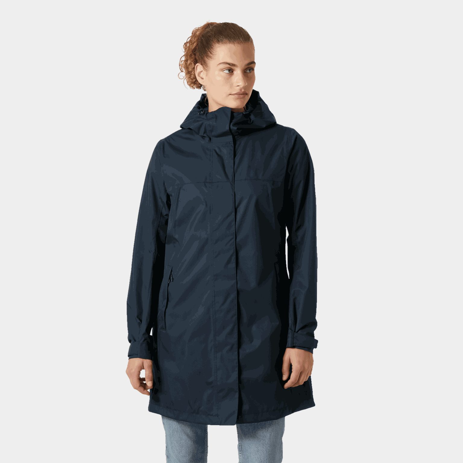 Jaqueta impermeável feminina Vancouver - azul escuro