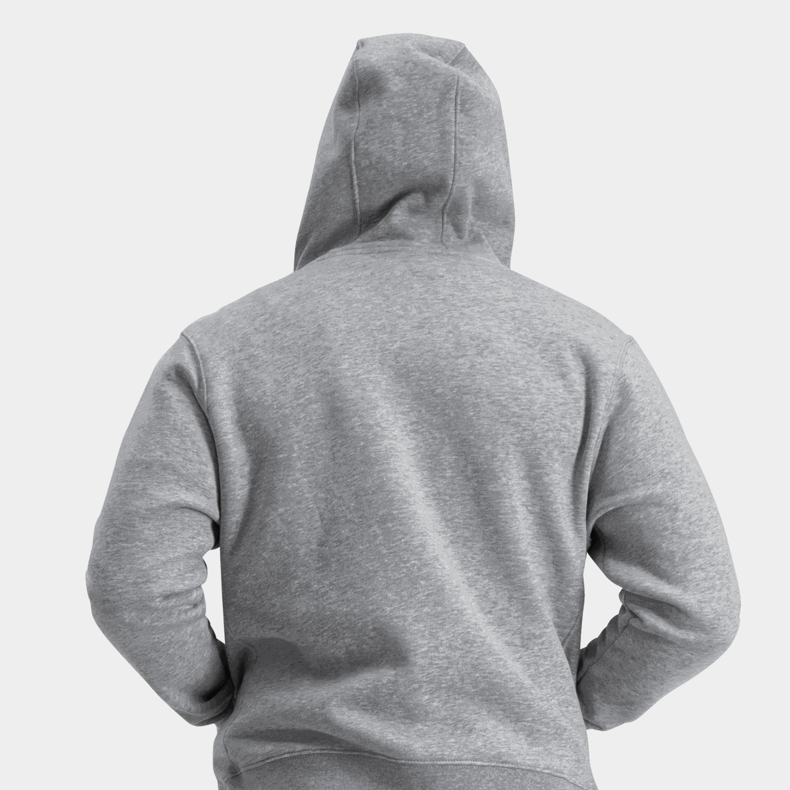  Herensweatshirt met rits en clubpasvorm.