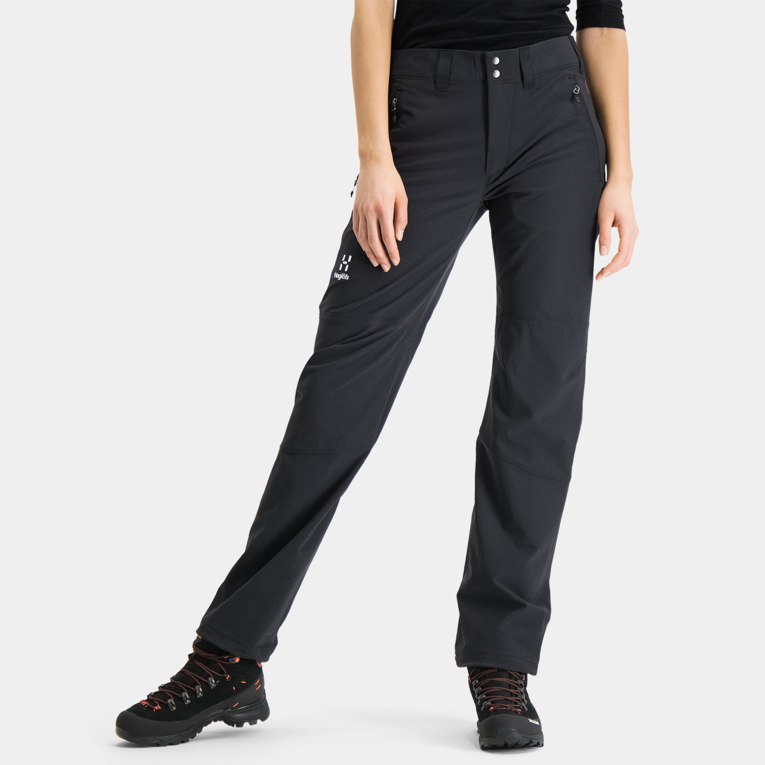 Spodnie trekkingowe damskie Gabbro – czarne