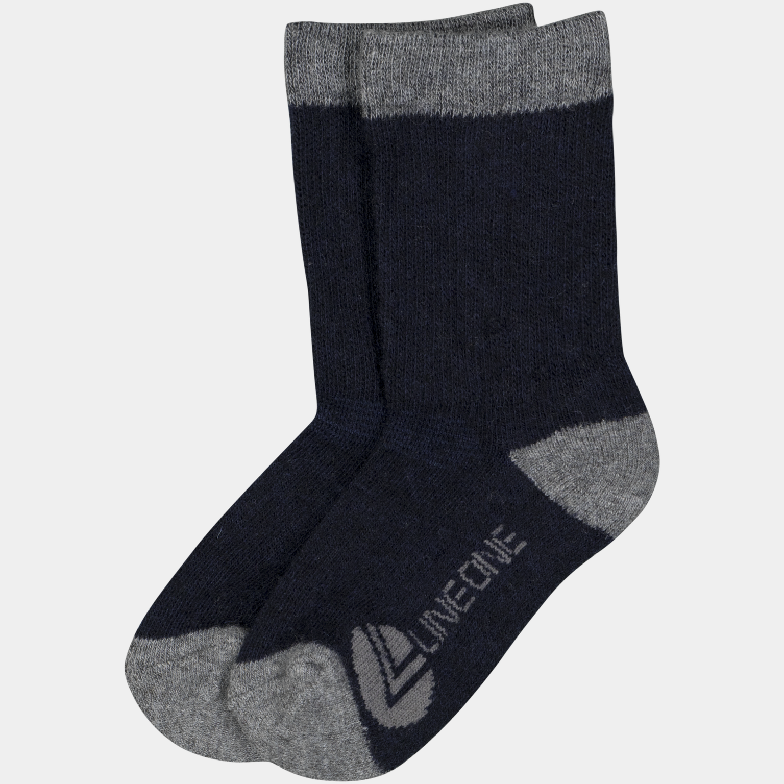 Active Wool Crew, sokker junior - Mørk blå
