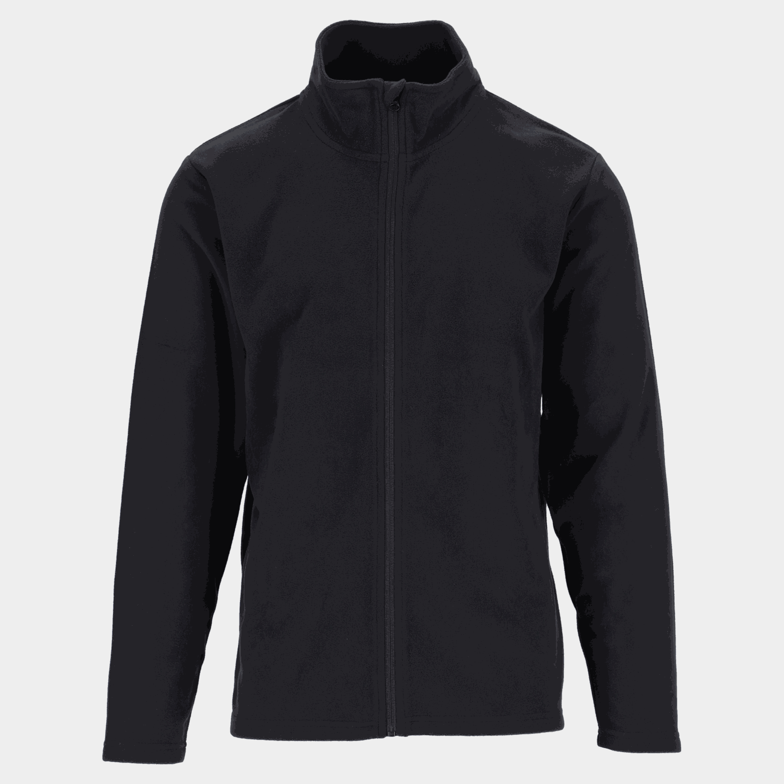  Doudoune polaire longue zippée Tind en tissu recyclé, homme - Noire