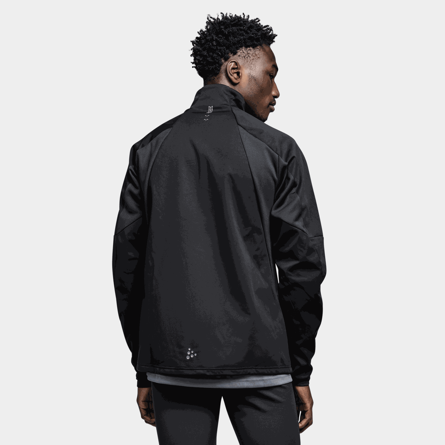 Warm Train Jacket , treningsjakke herre - Svart