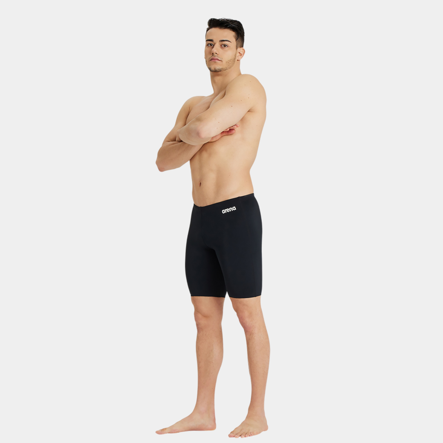 Team Swim Jammer Solid Mens, badebukse herre - Svart